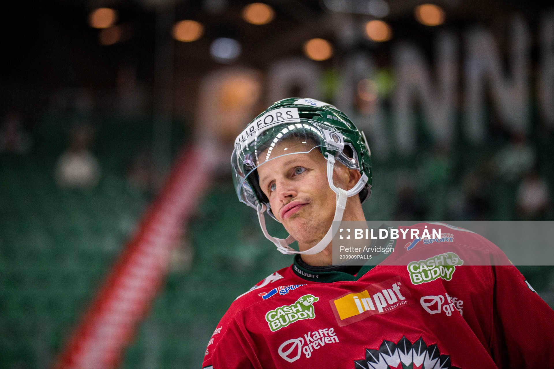 Frölundas Max Friberg deppar