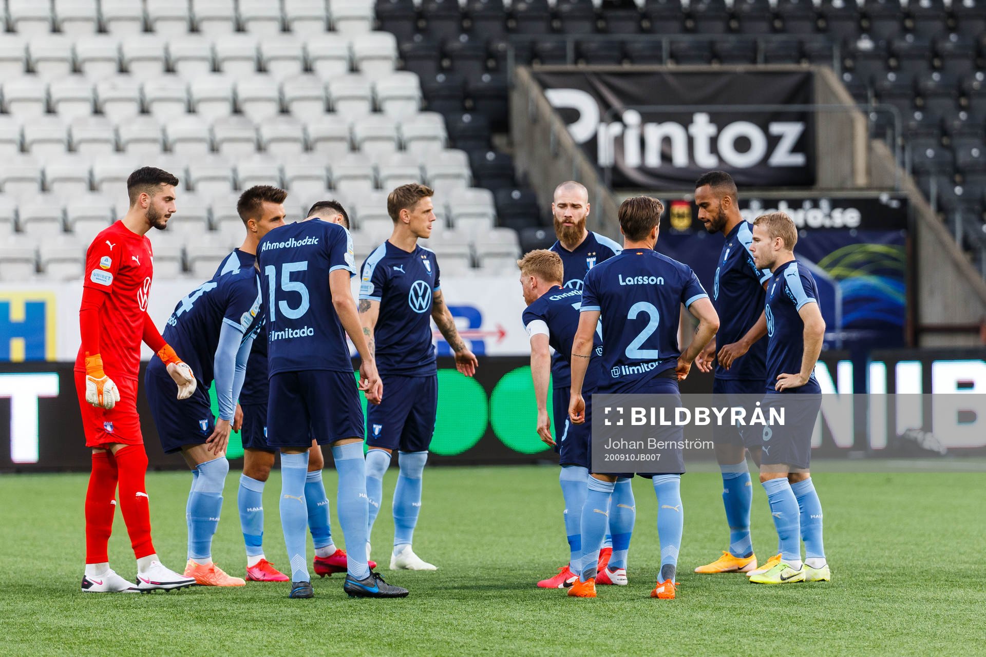 Malmö FFs spelare samlas