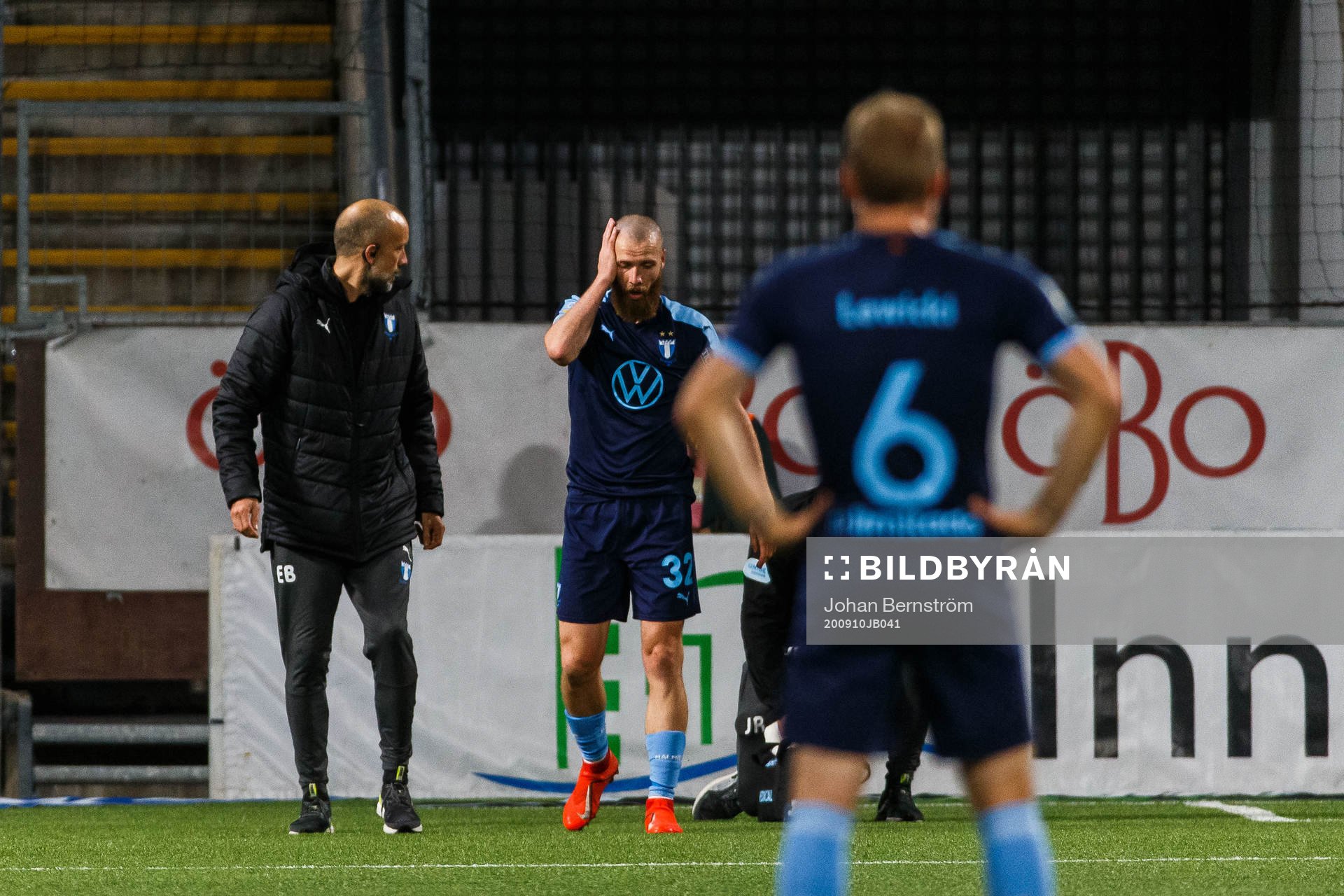 Malmö FFs Jo Inge Berget har ont