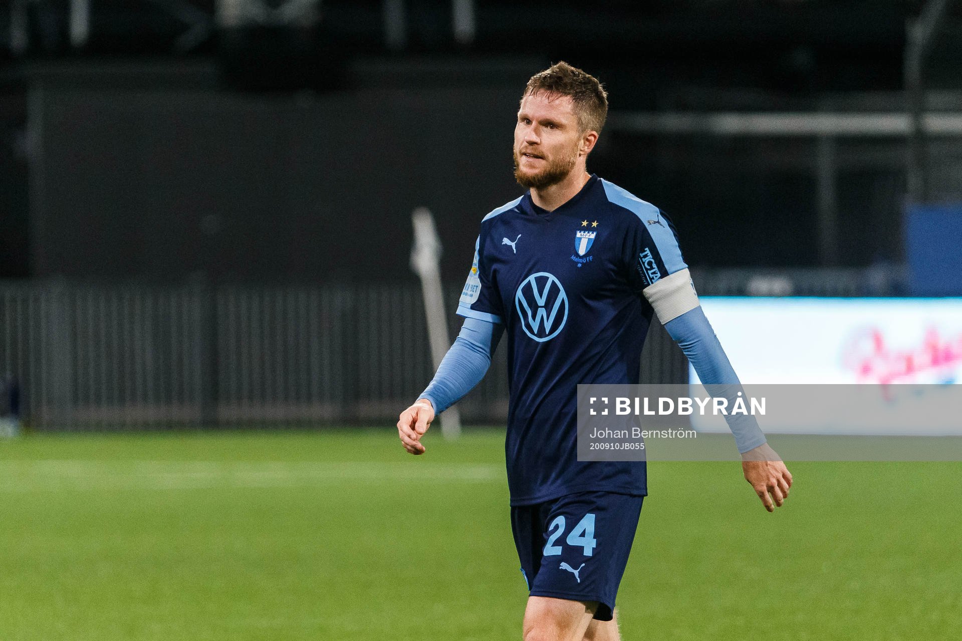 Malmö FFs Lasse Nielsen deppar