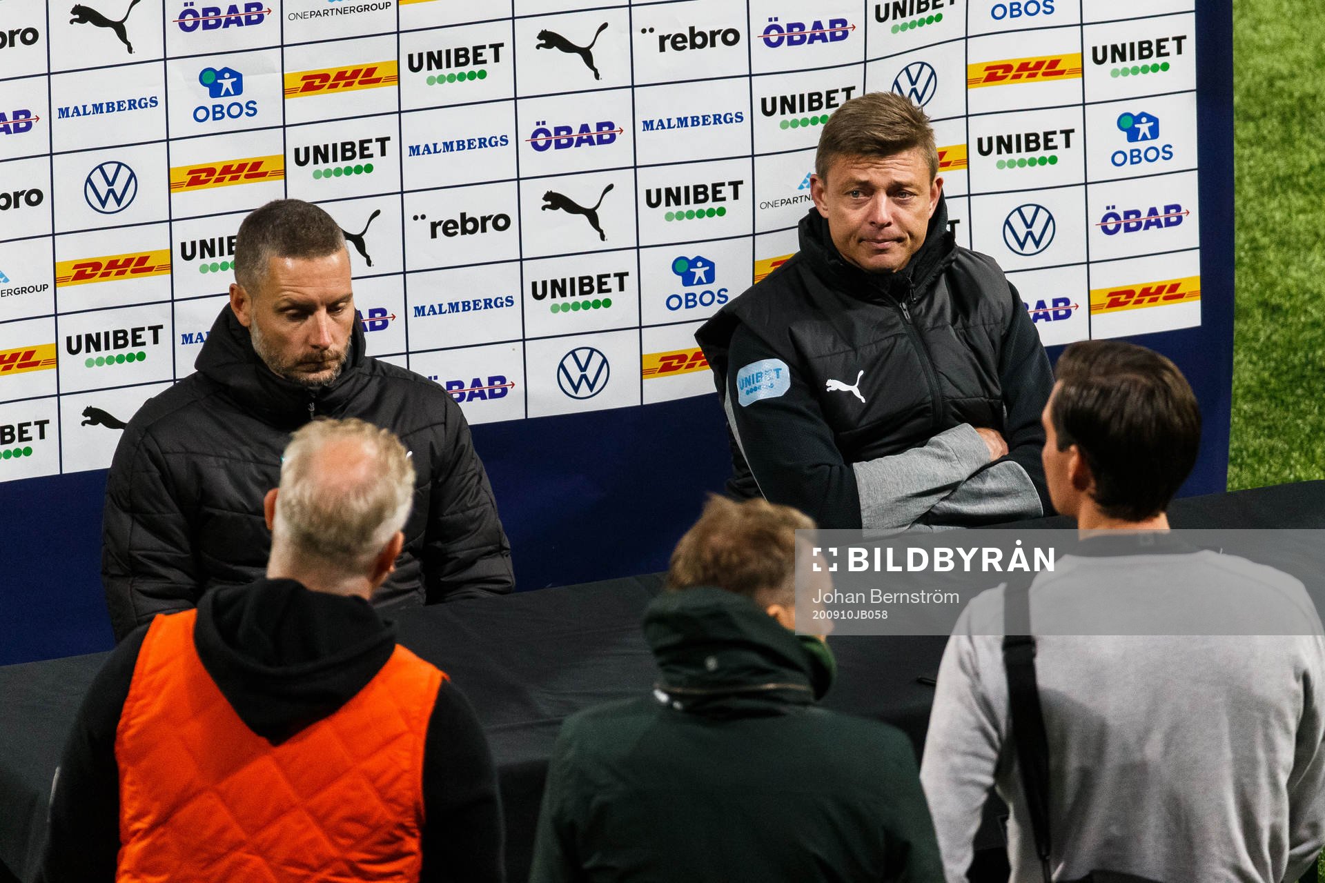 Örebros tränare Axel Kjäll och Malmö FFs tränare Jon