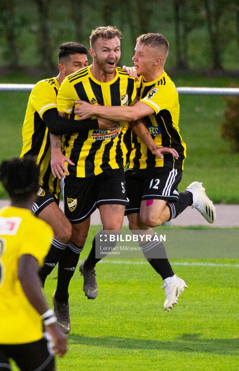 IFK Hässleholms William Andersson i matchen mellan IFK Hässleholm och Kristianstads FC i Hässleholm den 10 september 2020. 
