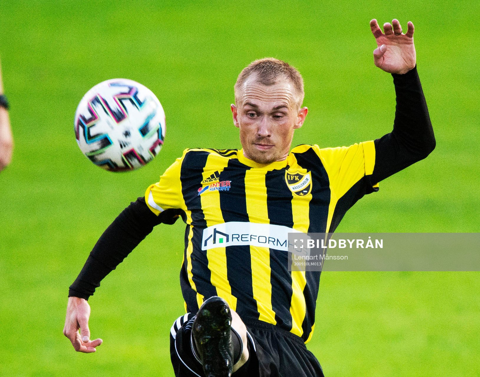i matchen mellan IFK Hässleholm och Kristianstads FC i