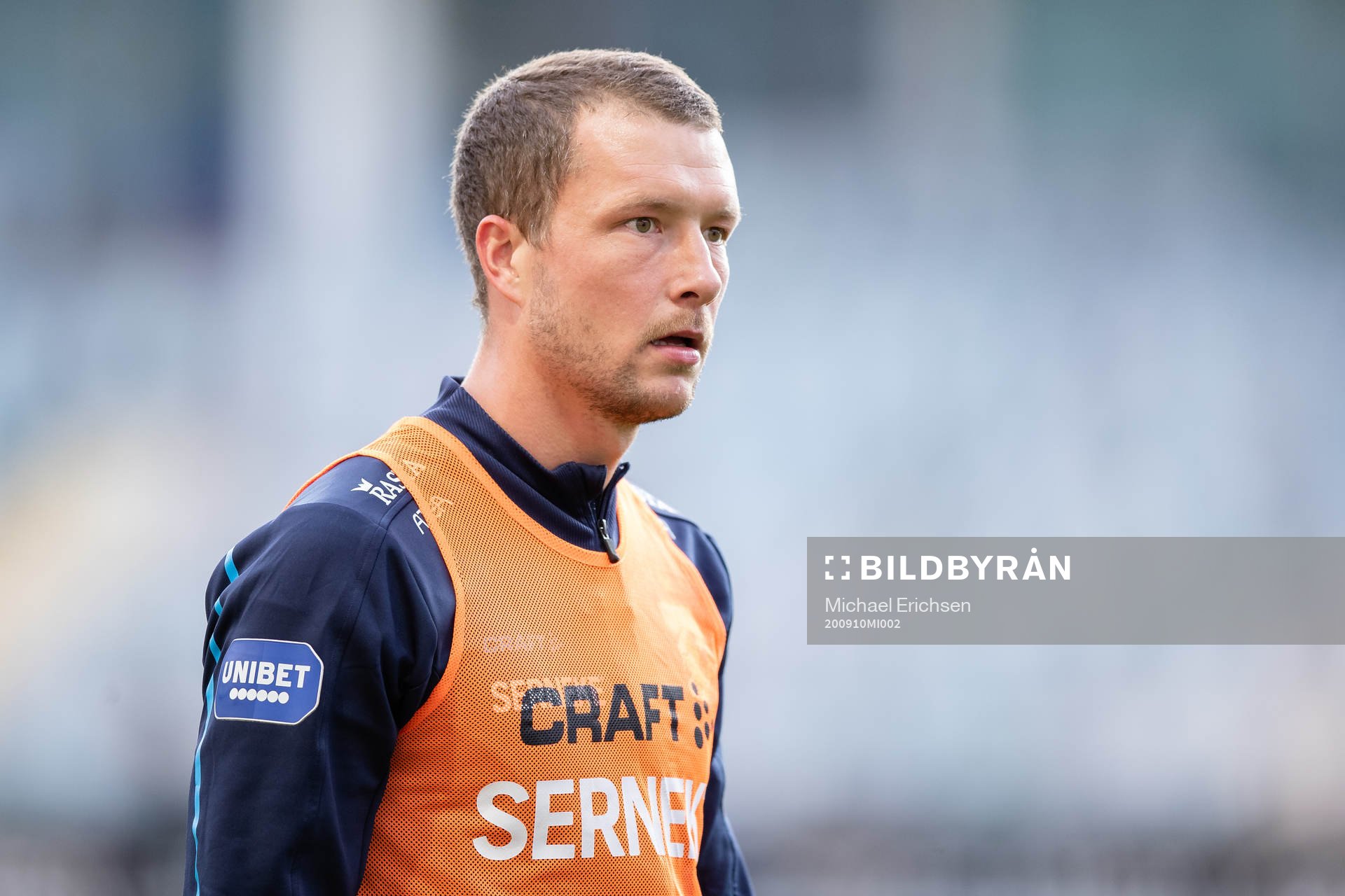 IFK Göteborgs Jakob Johansson innan fotbollsmatchen i