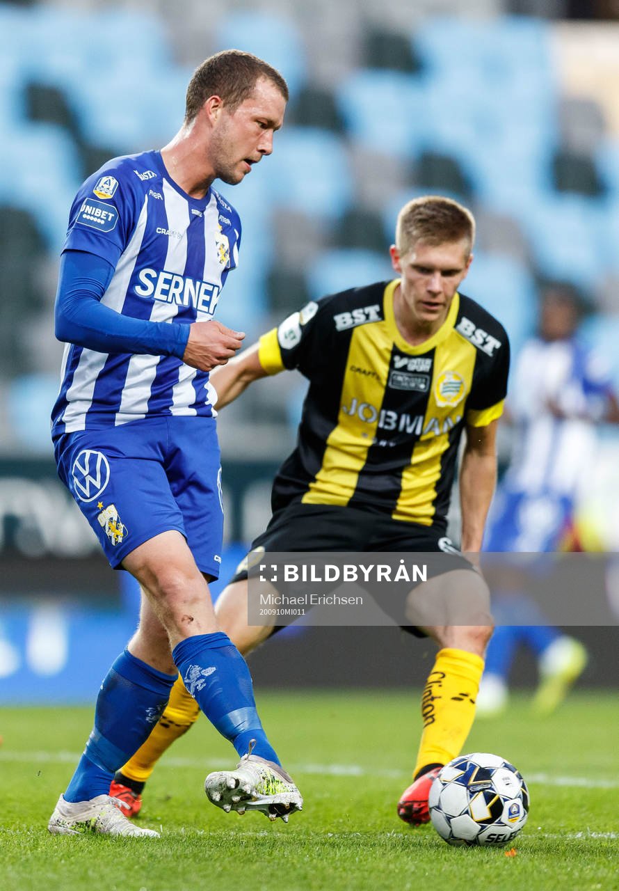 IFK Göteborgs Jakob Johansson och Hammarbys Aron Johansson