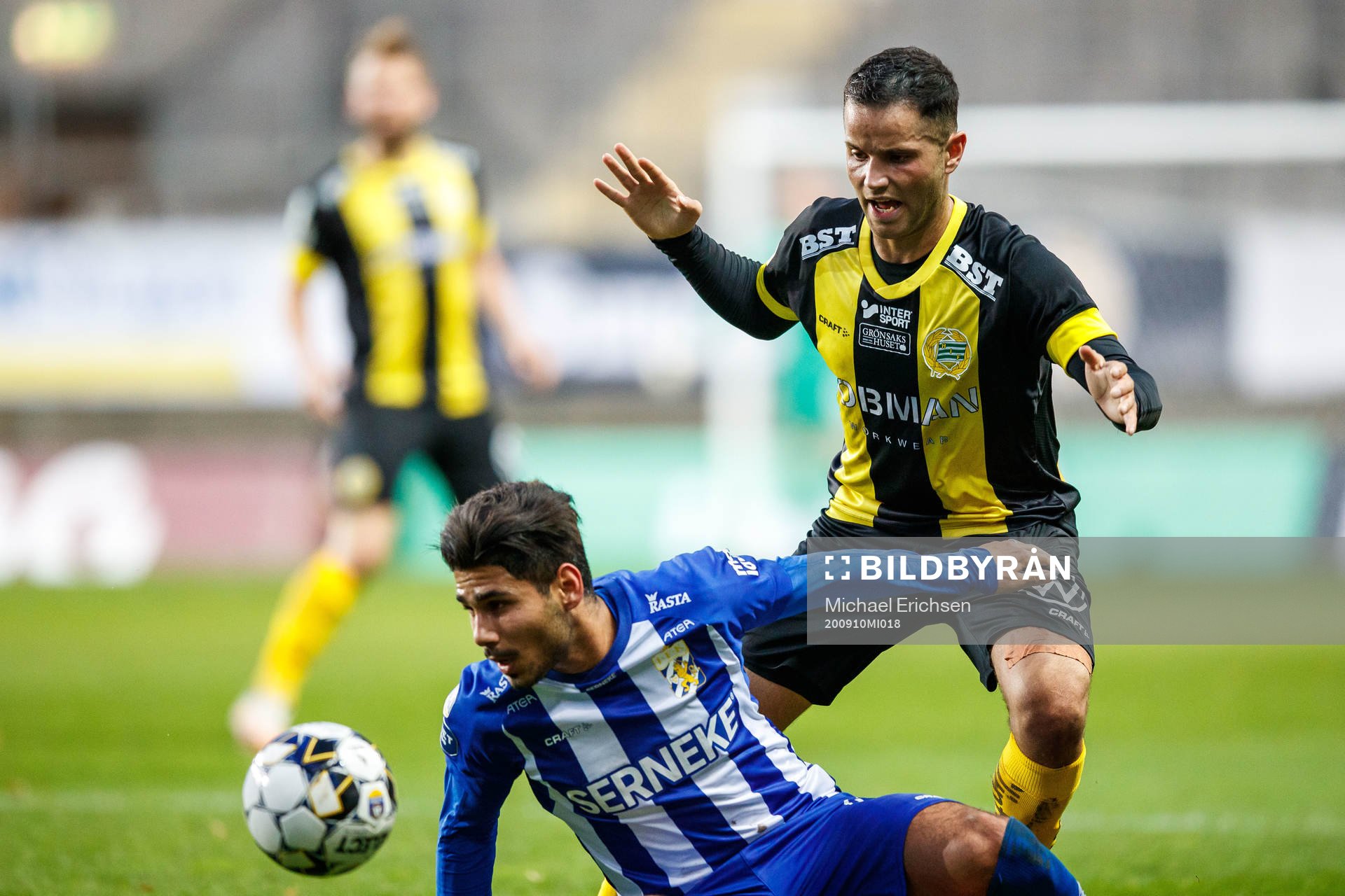 IFK Göteborgs Hosam Aiesh och Hammarbys Mohanad Jeahze