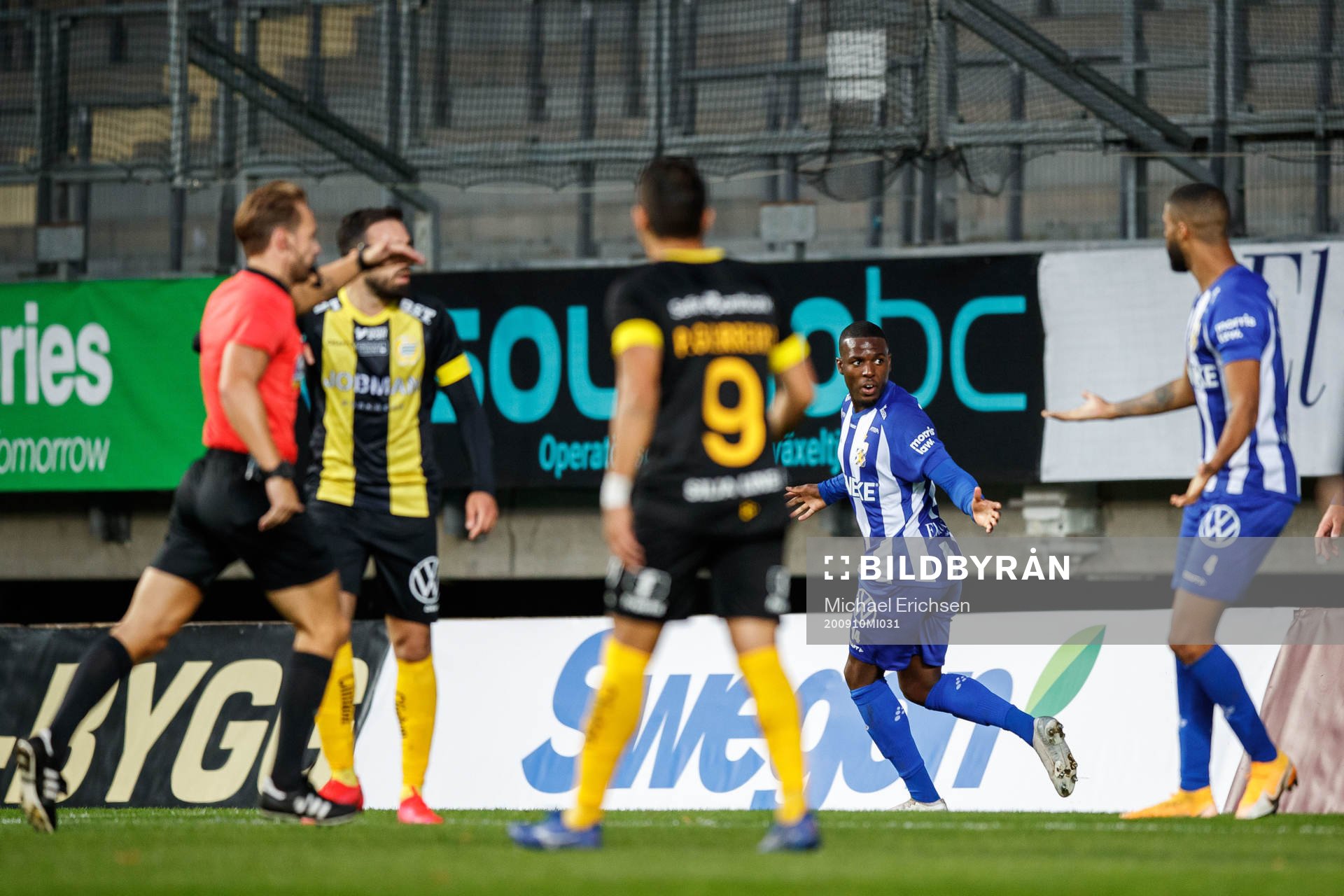 IFK Göteborgs Christian Kouakou reagerar