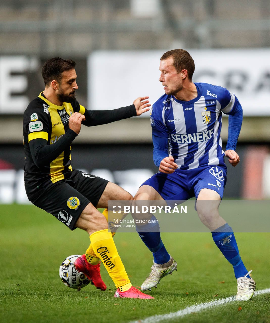 Hammarbys Abdul Khalili och IFK Göteborgs Jakob Johansson