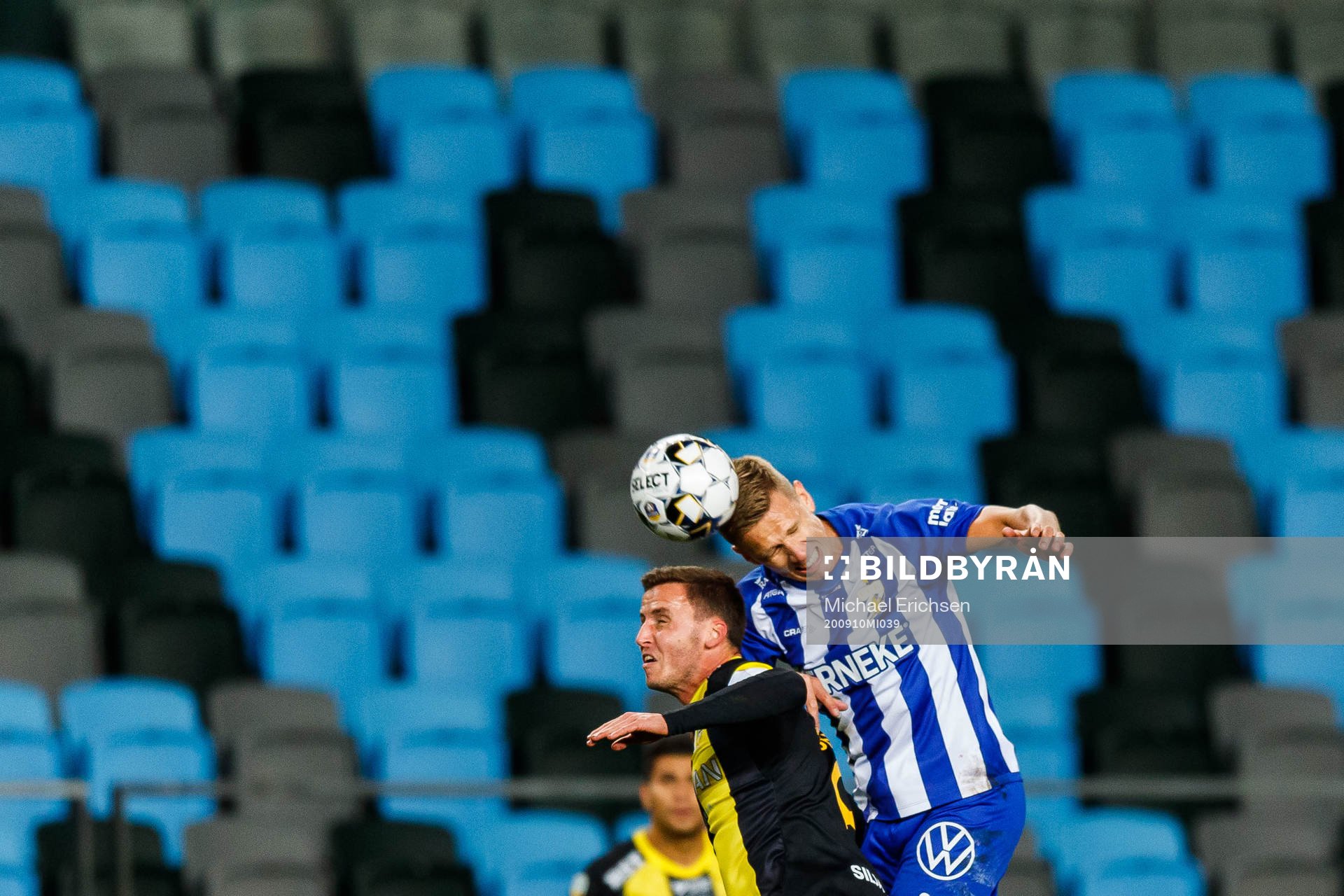 Hammarbys Jeppe Andersen och IFK Göteborgs Pontus Wernbloom
