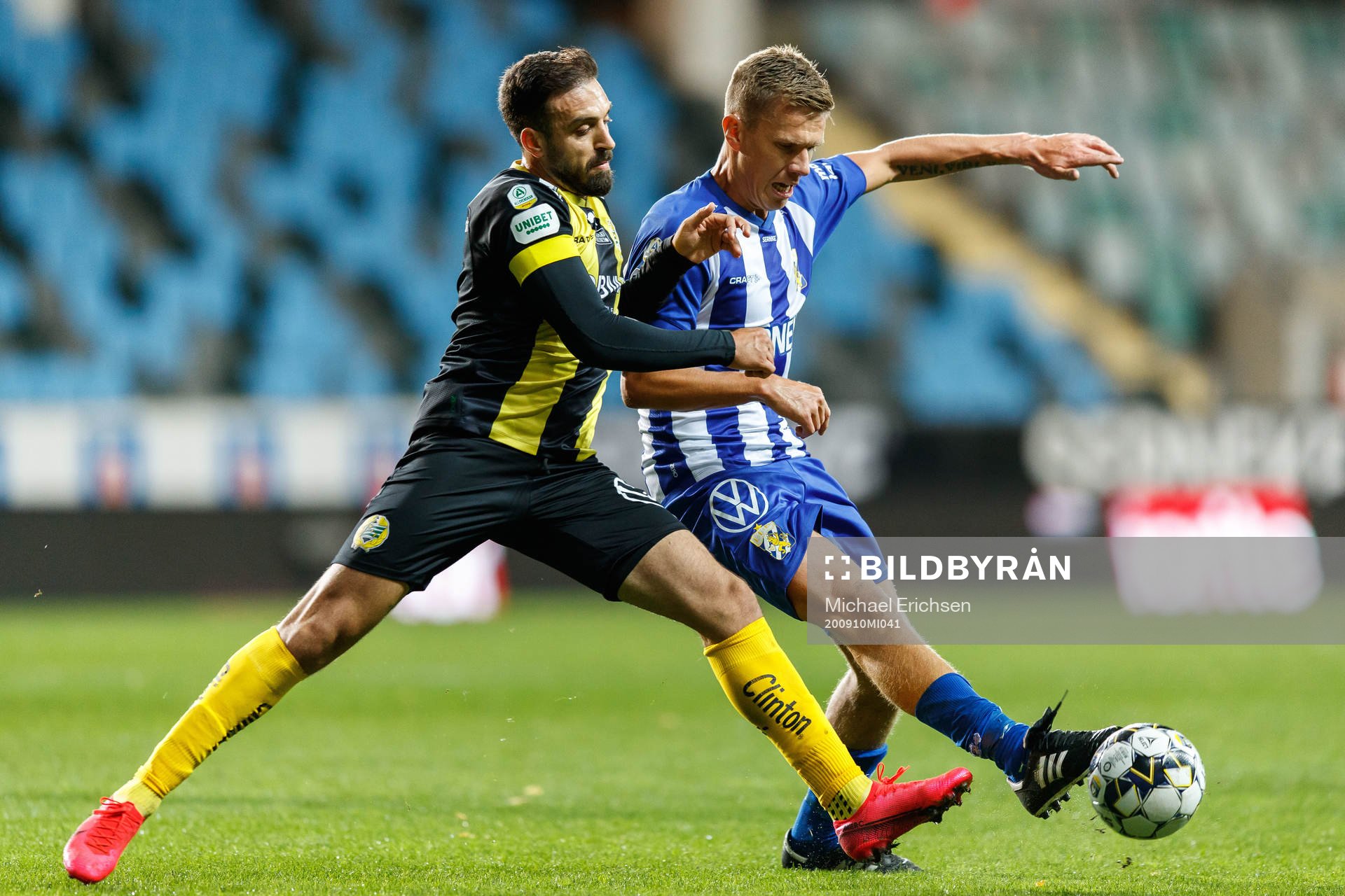 Hammarbys Abdul Khalili och IFK Göteborgs Pontus Wernbloom