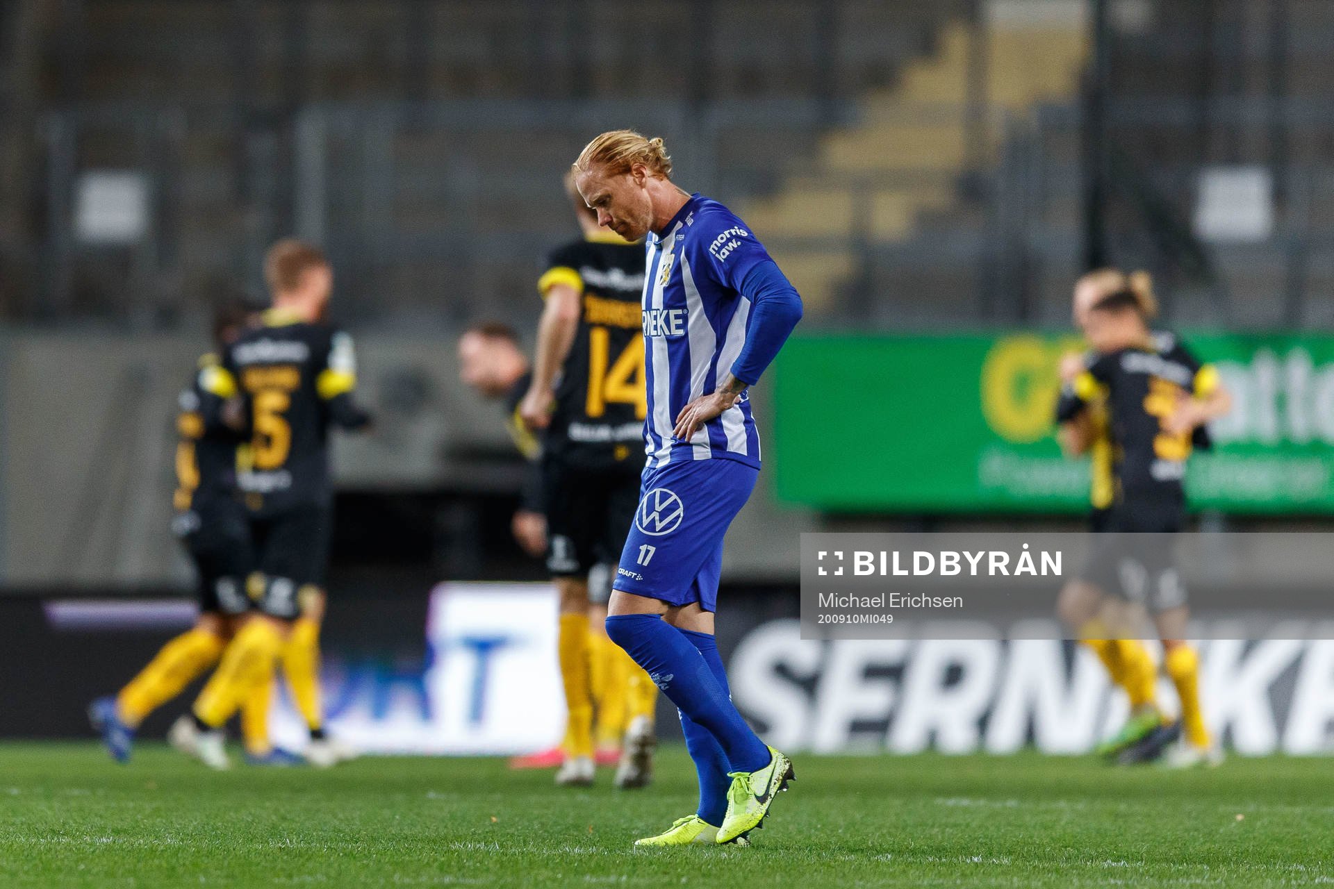 IFK Göteborgs Alexander Farnerud deppar