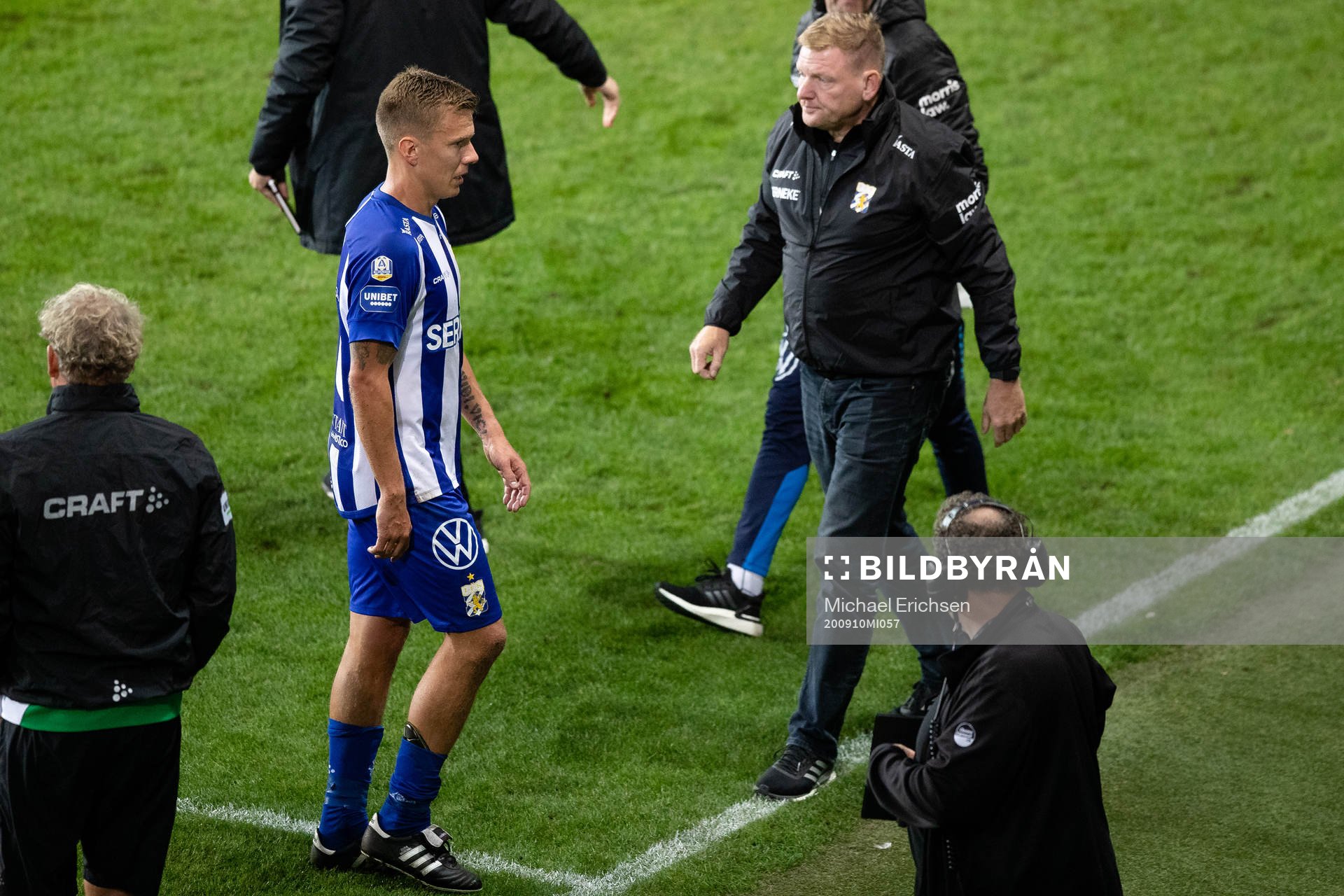 IFK Göteborgs Pontus Wernbloom och tränare Alf Westerberg