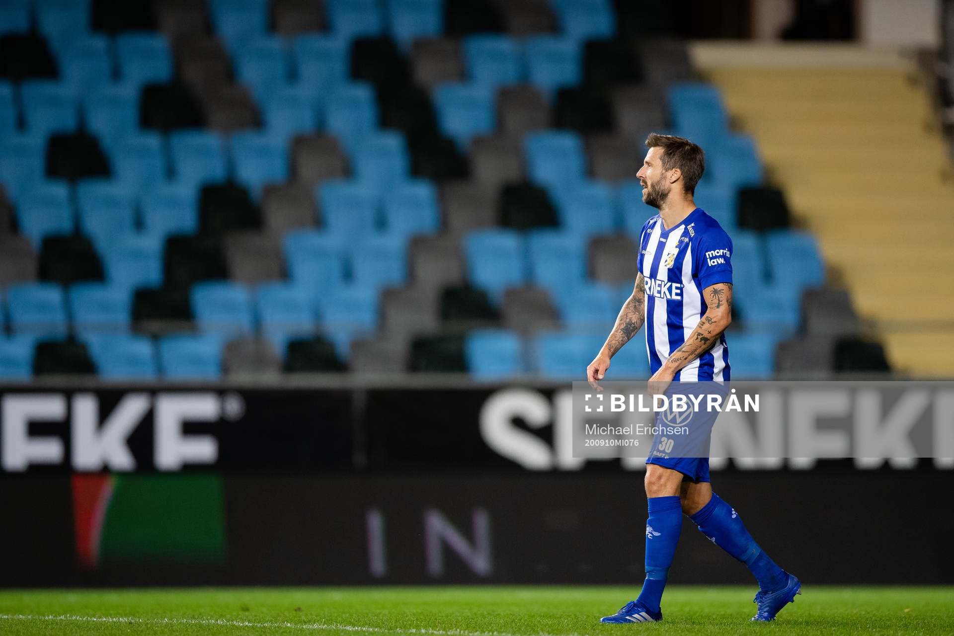 IFK Göteborgs Mattias Bjärsmyr deppar