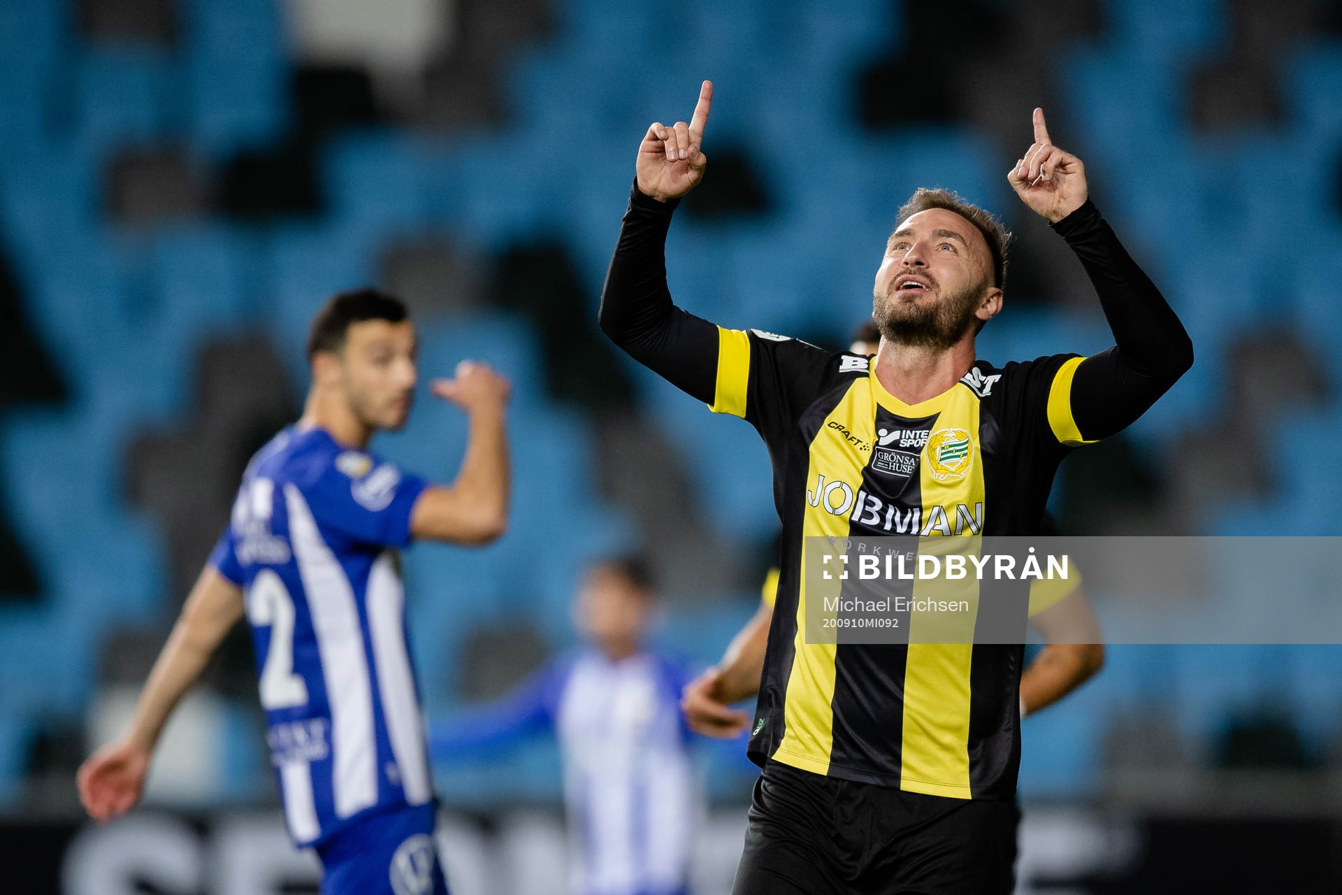 Hammarbys Muamer Tankovic jublar