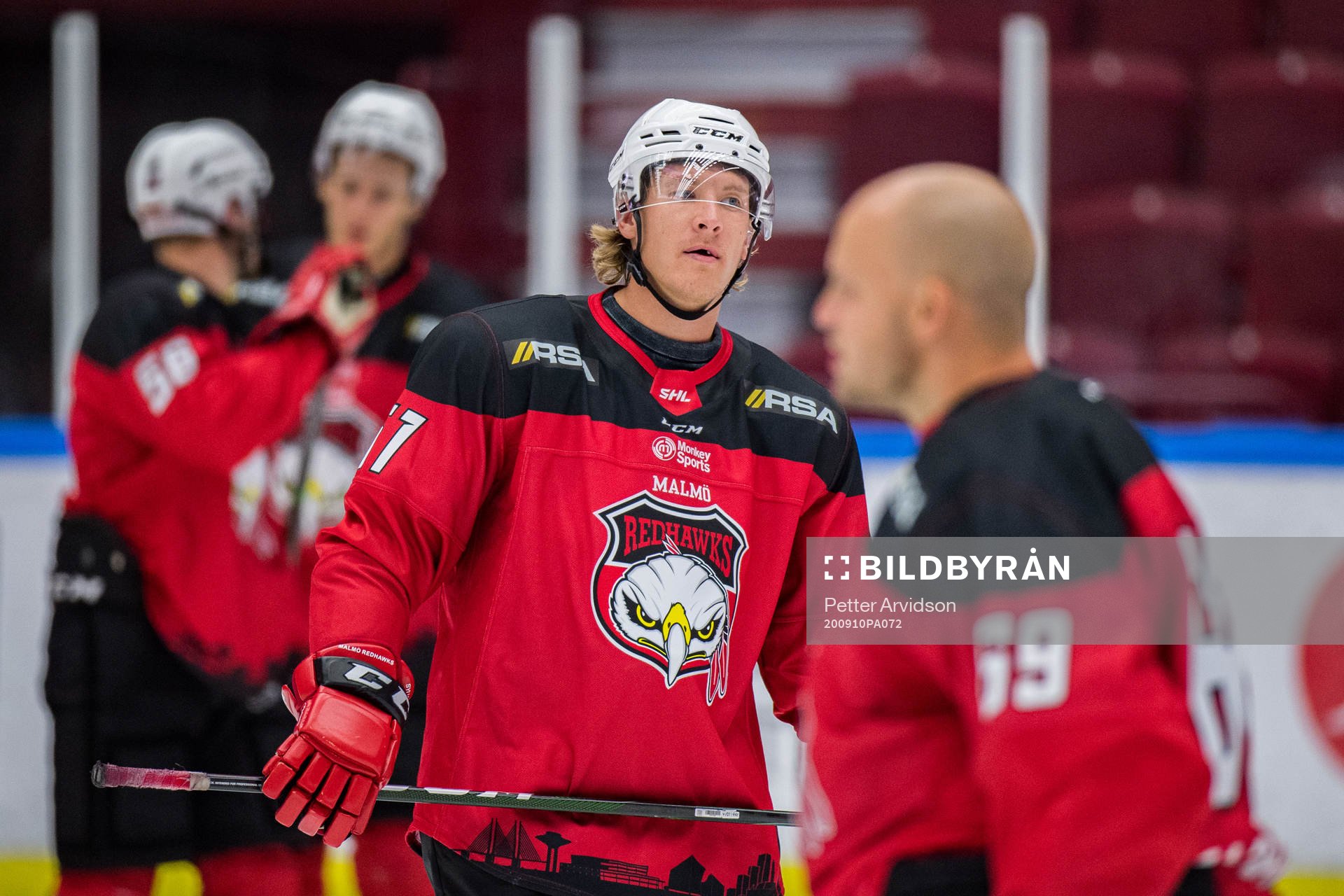 Malmö Redhawks Emil Sylvegård deppar