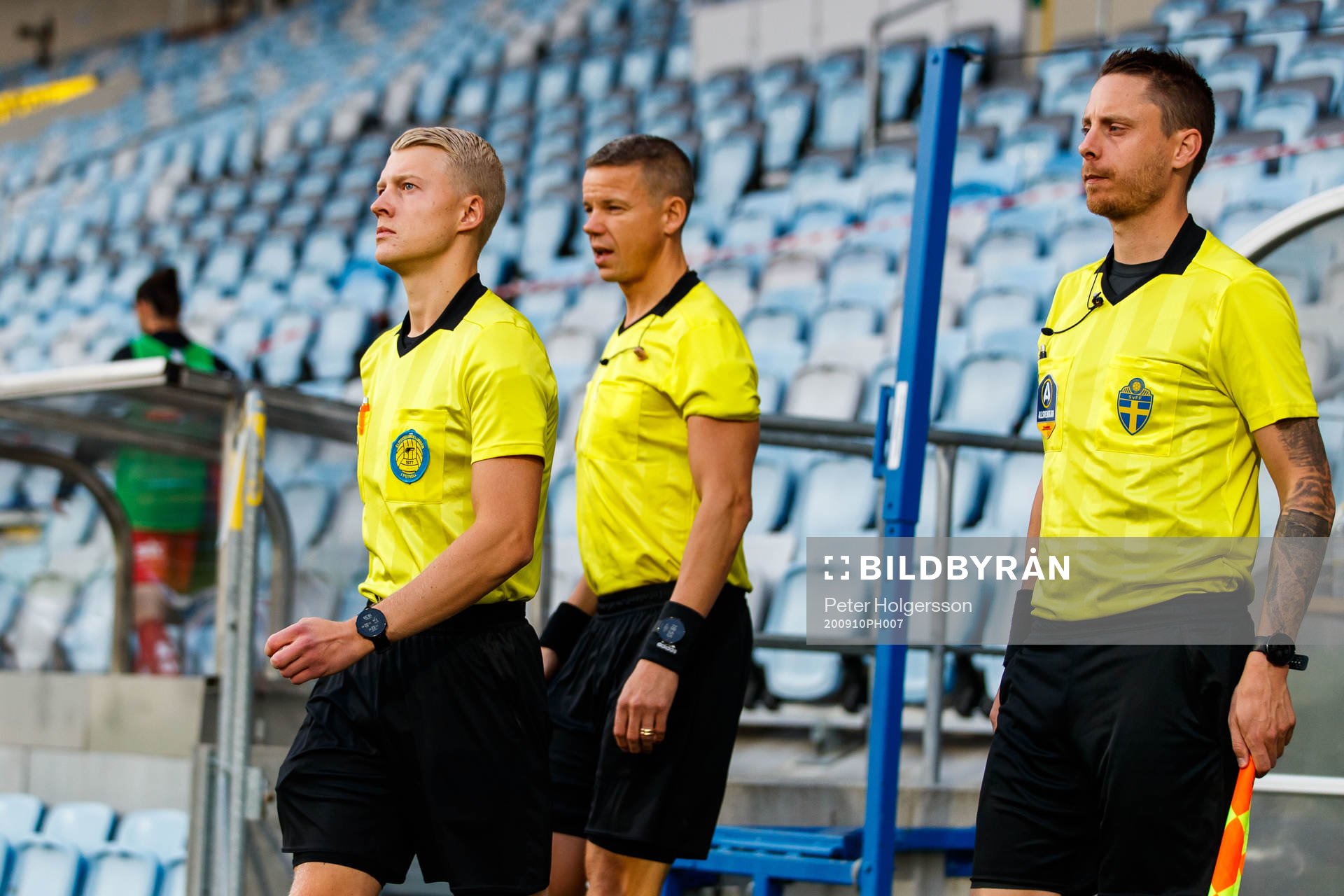 Domare Adam Ladebäck, Daniel Wärnmark och Per Rehnlund