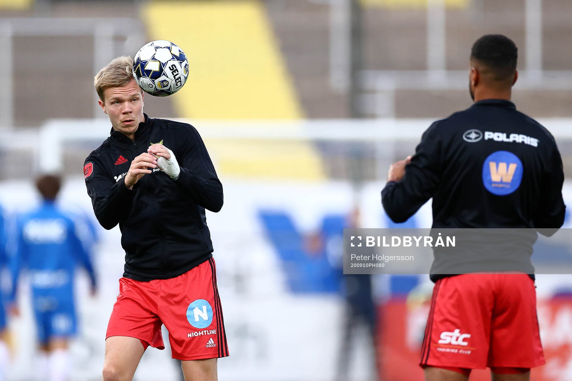 Östersunds Eirik Haugan värmer upp