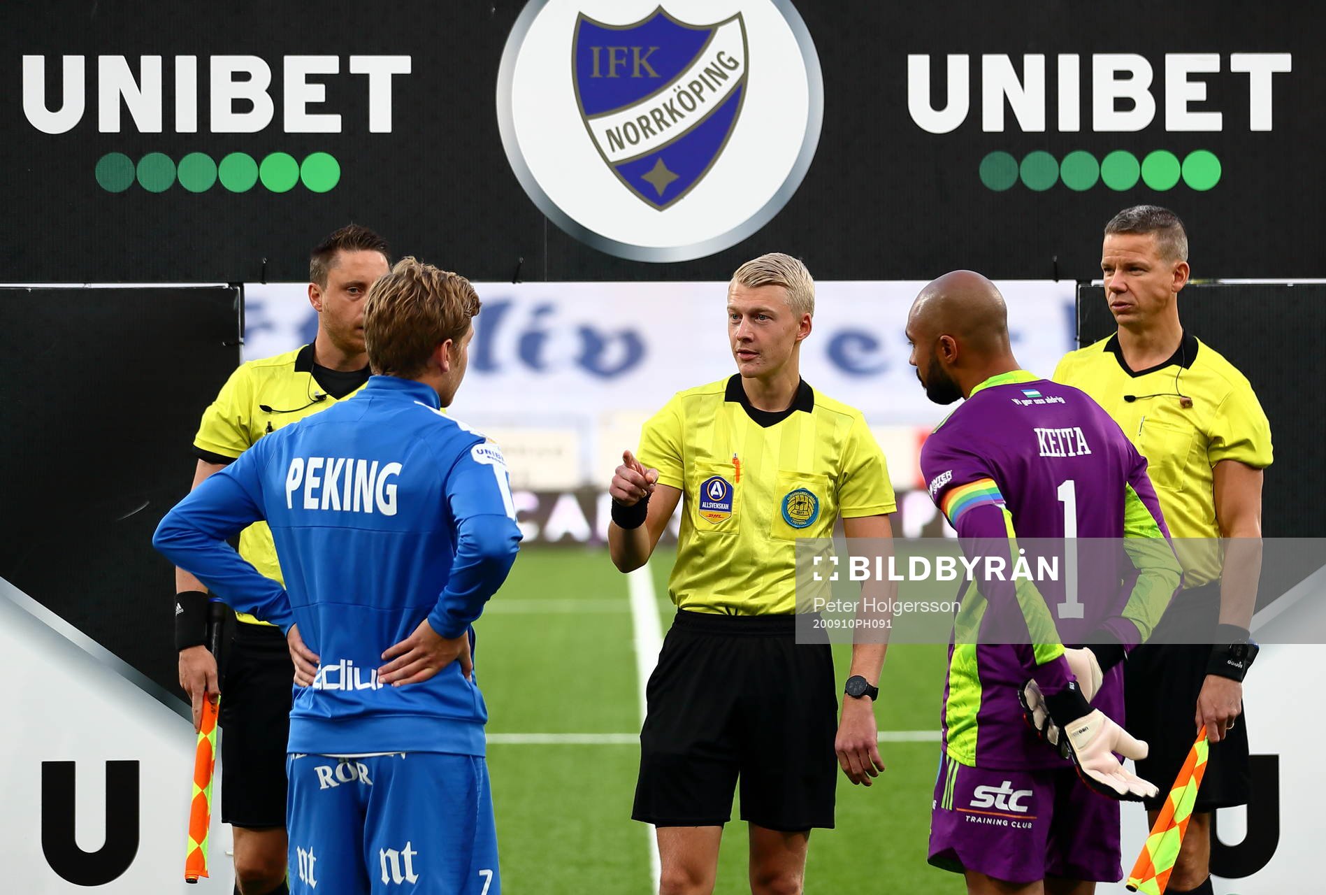 Slantsingling med assisterande domare Per Rehnlund, IFK