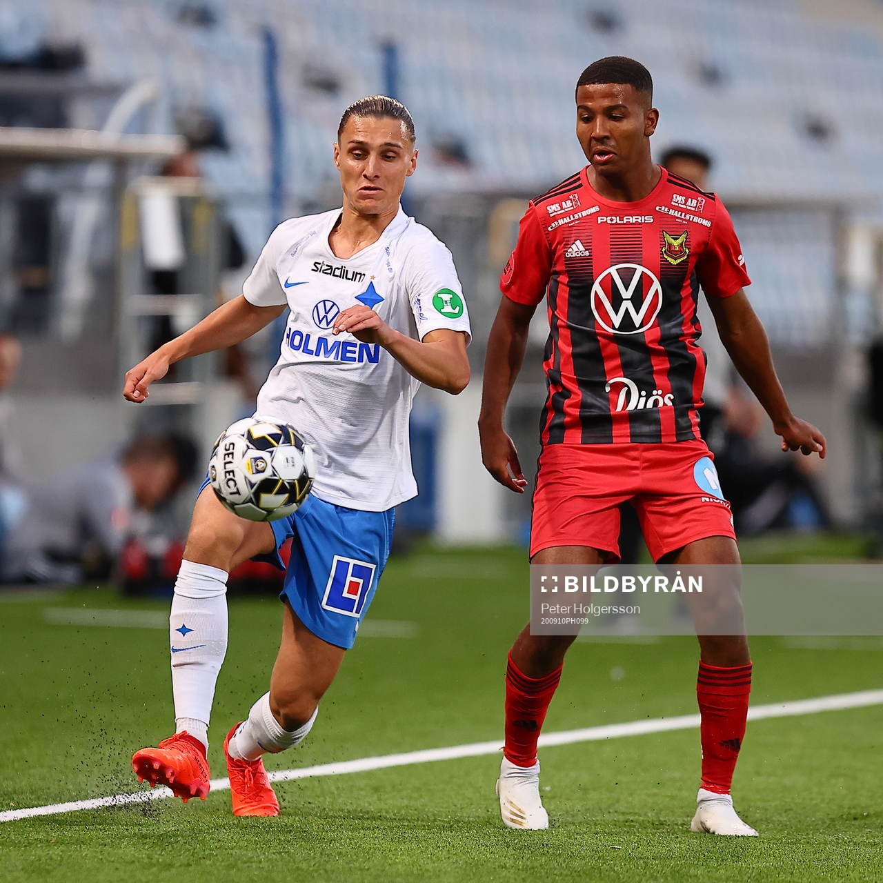 IFK Norrköpings Jonathan Levi och Östersunds Nebiyou Perry