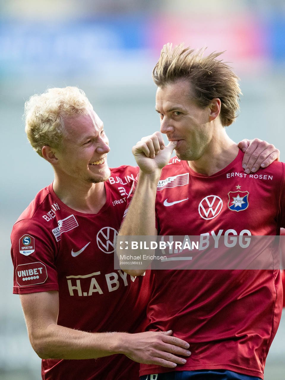 Örgrytes Danny Ervik jublar