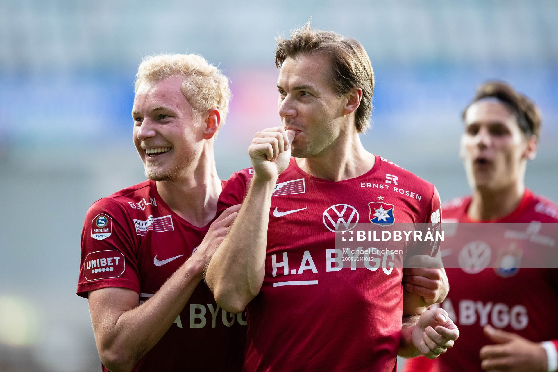 Örgrytes Danny Ervik jublar