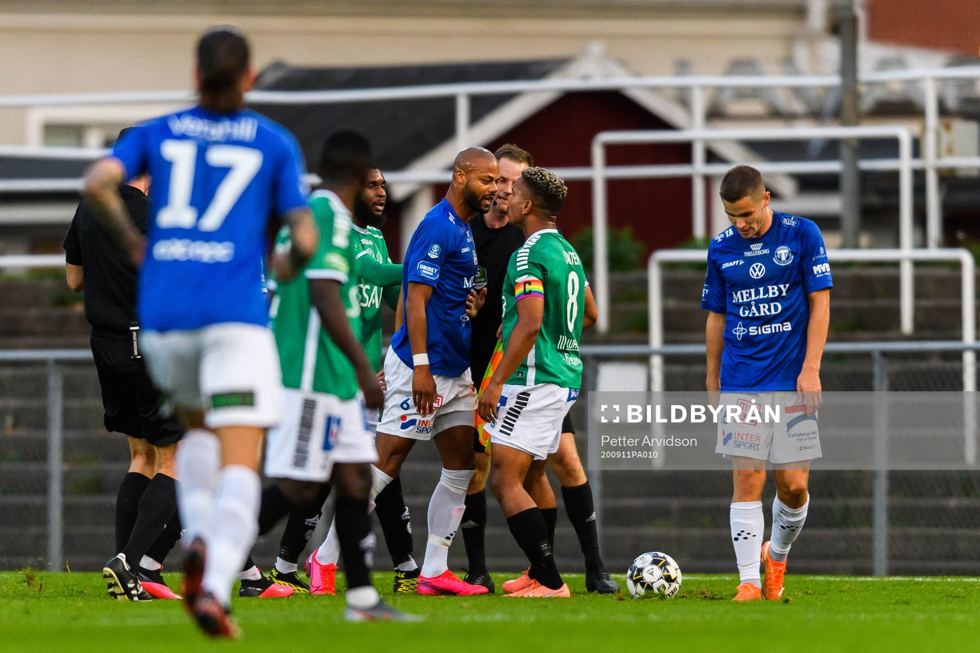 Trelleborgs Salif Camara Jönsson och Brages Seth Kanteh