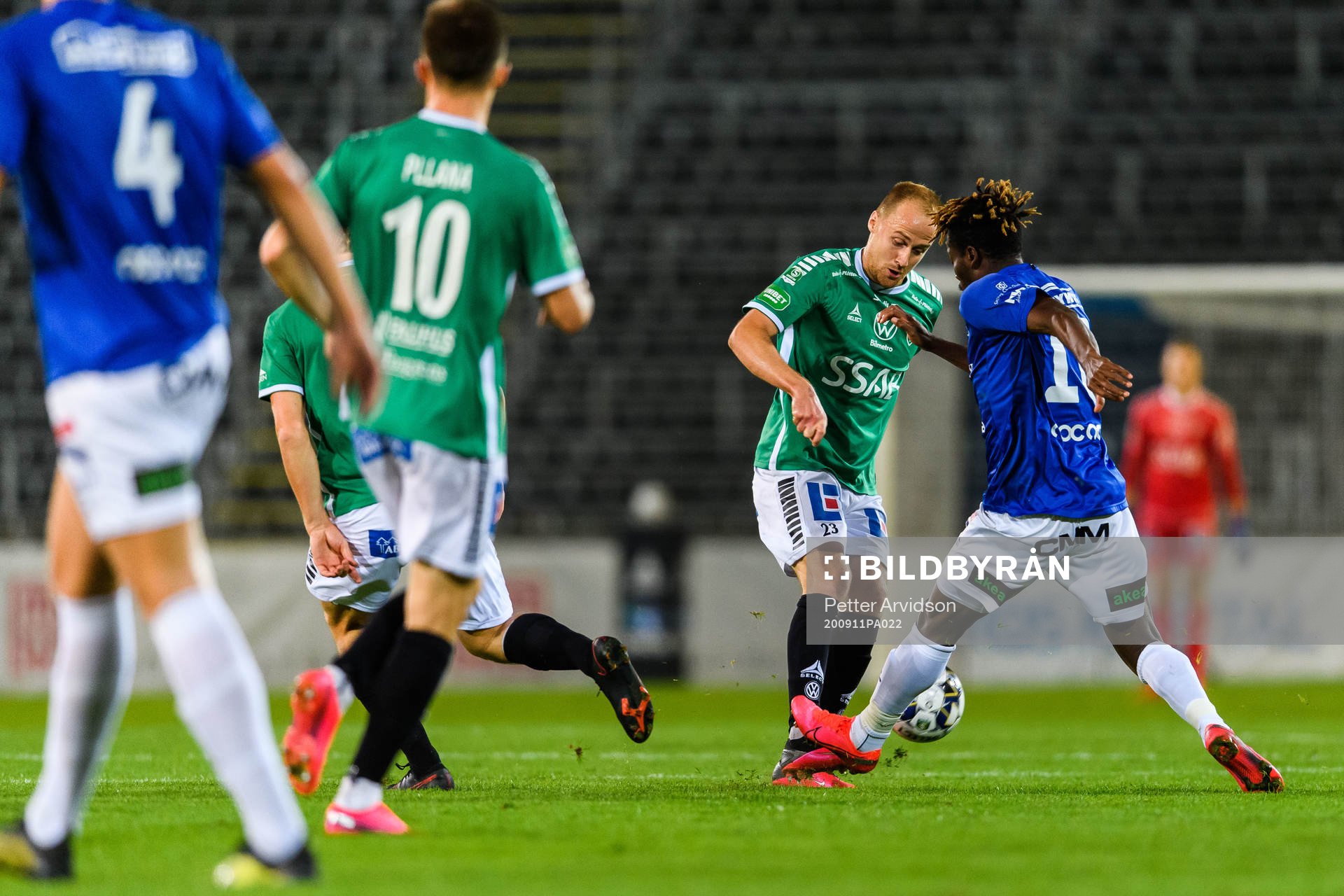 Brages Oscar Lundin och Trelleborgs Henrik Johansson