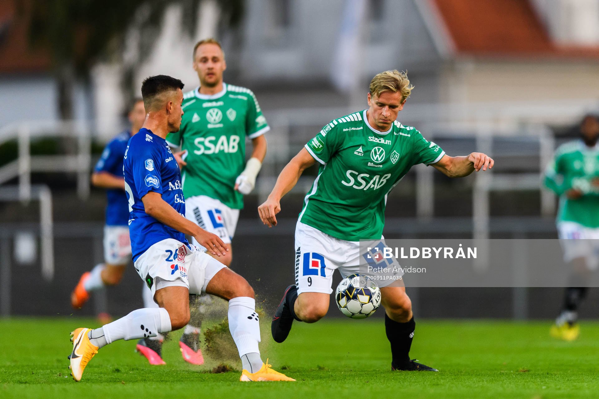 Brages Douglas Karlberg och Trelleborgs Haris Brkic