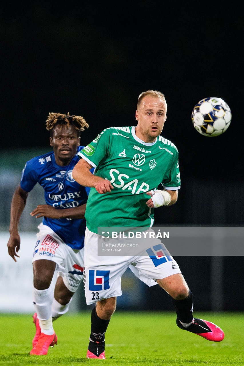 Brages Oscar Lundin och Trelleborgs Fatawu Safiu