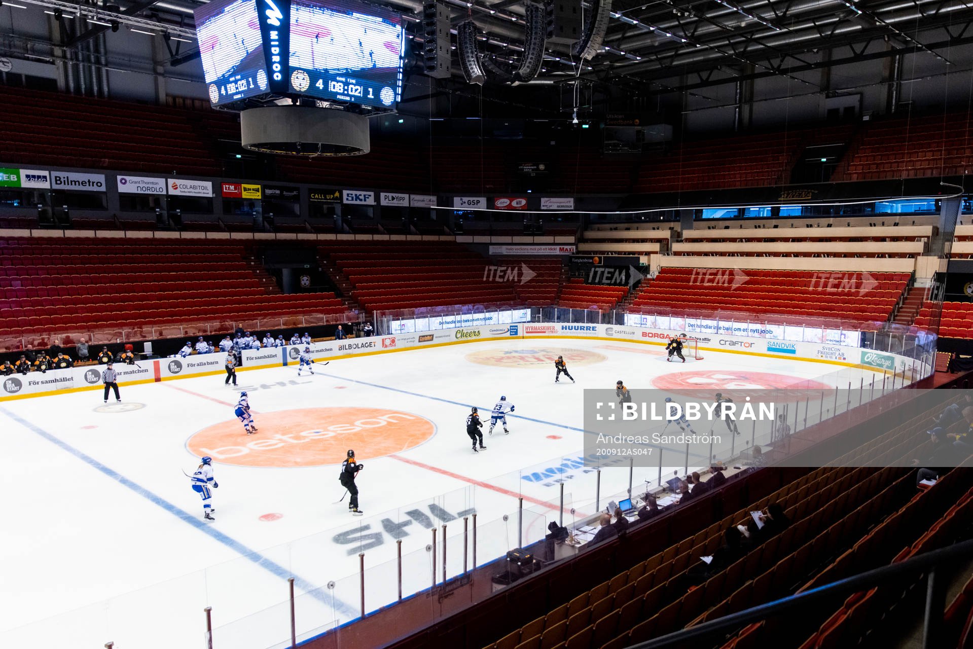 Vy över Monitor ERP Arena