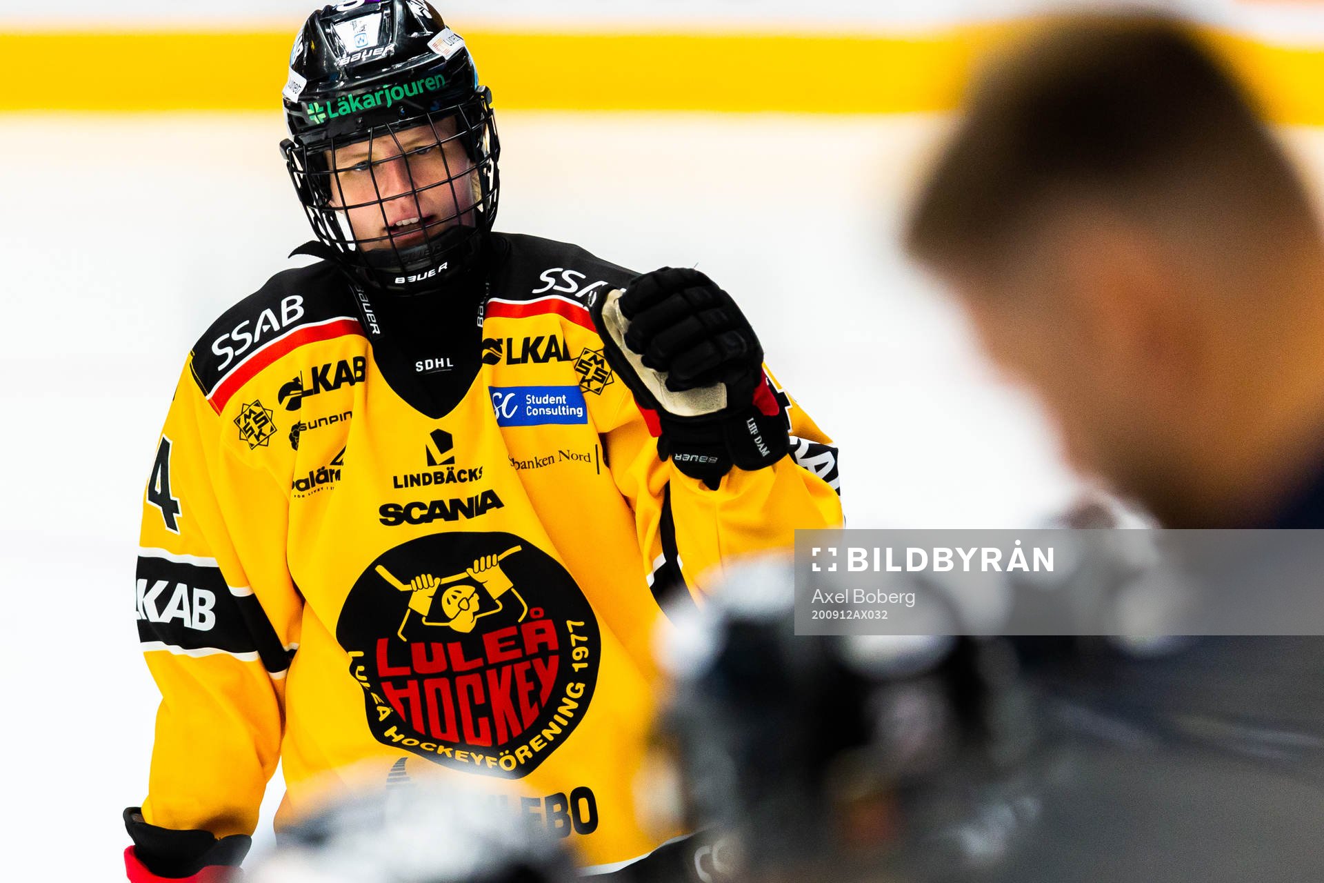 Luleås Nicoline Söndergaard Jensen jublar