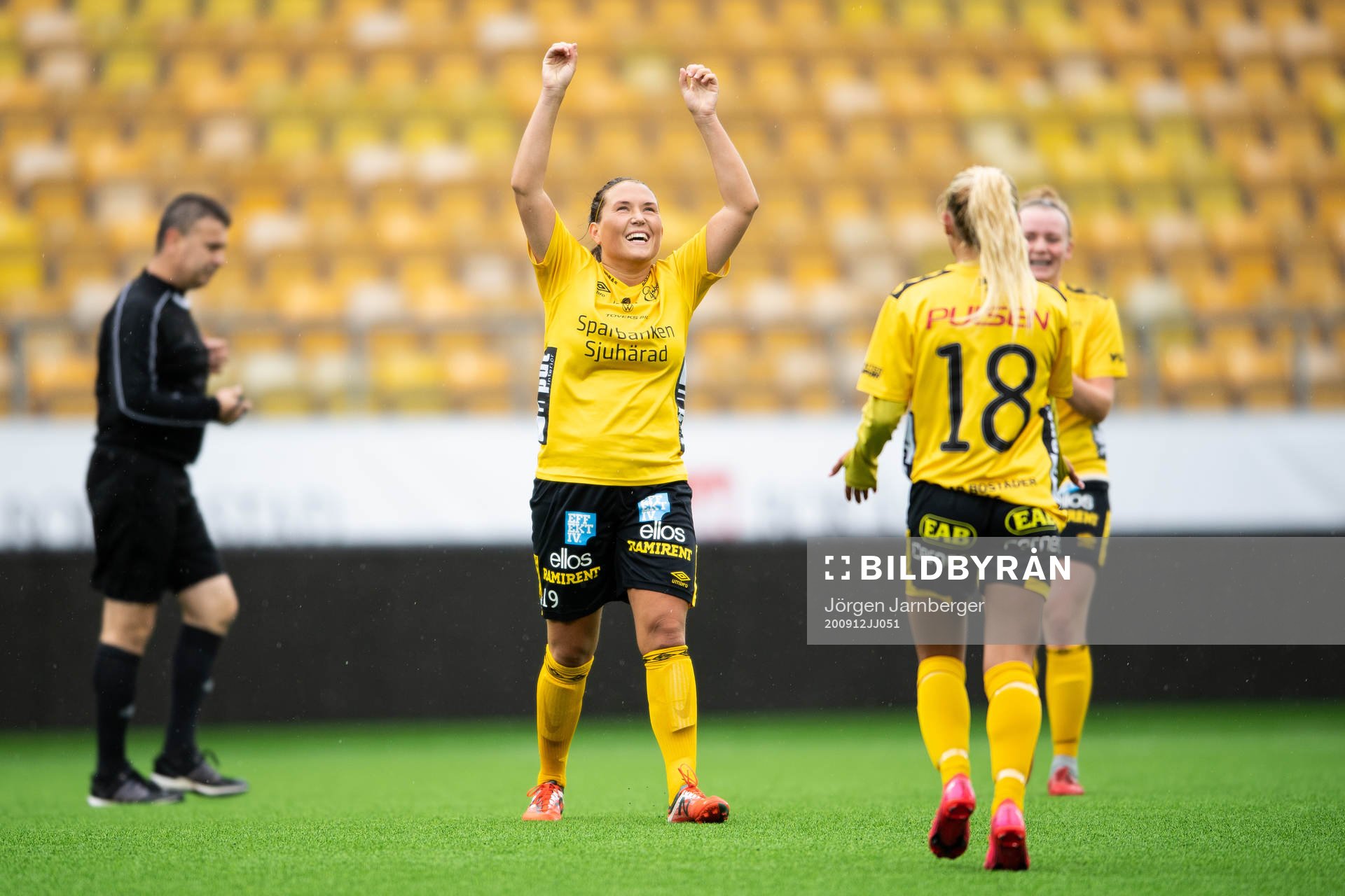 Elfsborgs Johanna Kalinski Köhlqust jublar