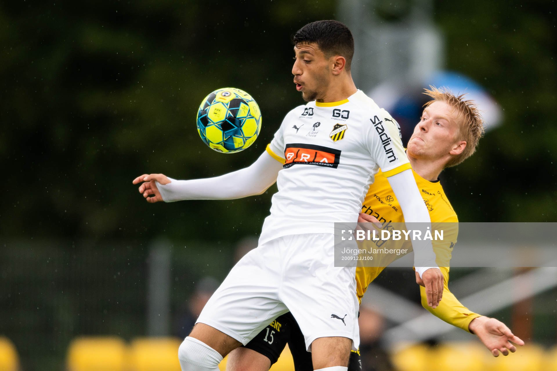 Häckens Leonardo Farah Shahin och Elfsborgs Otto Gustafsson