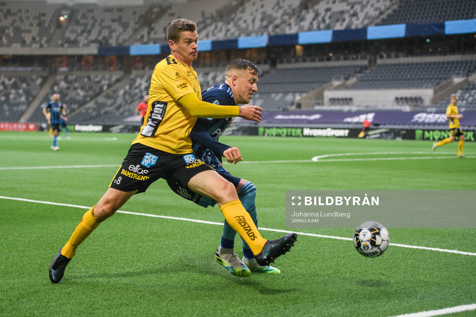 Djurgårdens Fredrik Ulvestad och Elfsborgs Samuel Holmén