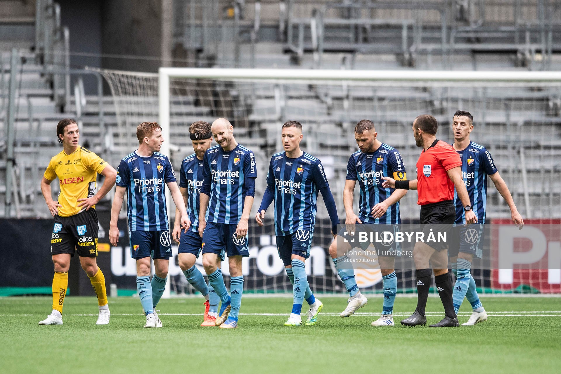 Djurgårdens Aslak Witry, Jacob Une Larsson, Curtis