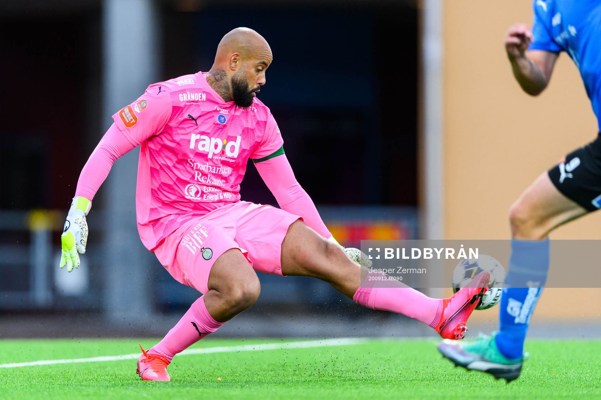 AFC Eskilstunas målvakt Joshua Wicks