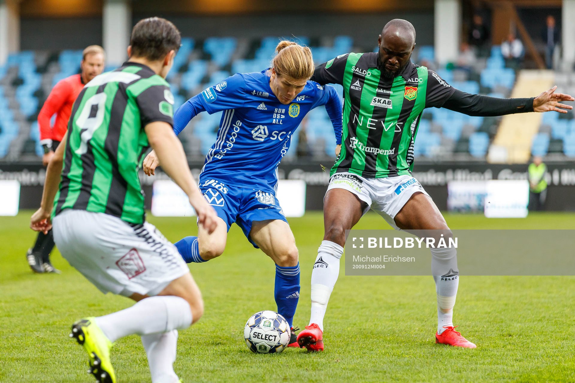 Sundsvalls Oliver Berg och GAIS Borins Lumbana
