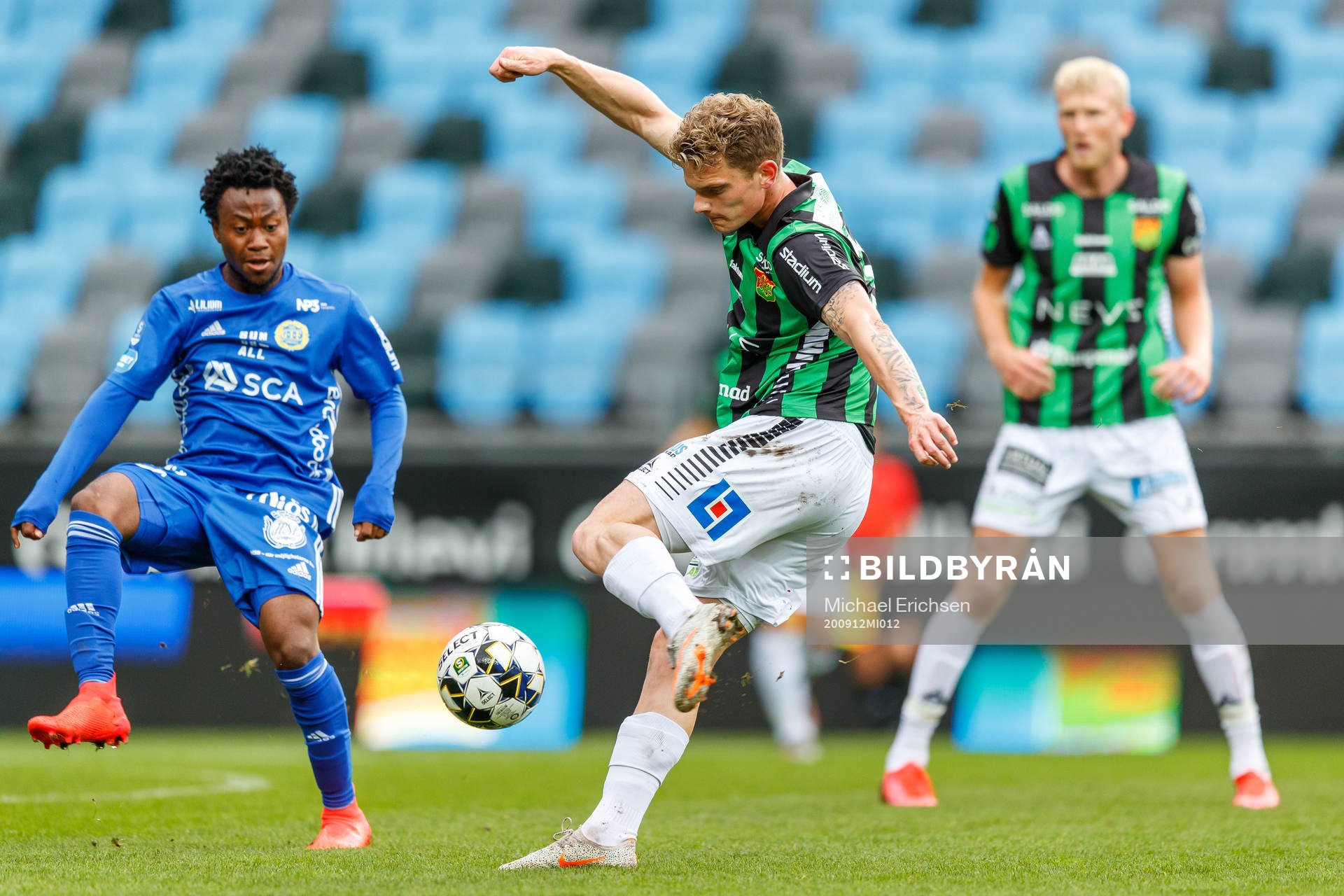 GAIS Meinhard Egilsson Olsen och Sundsvalls Abdul-Halik Hudu