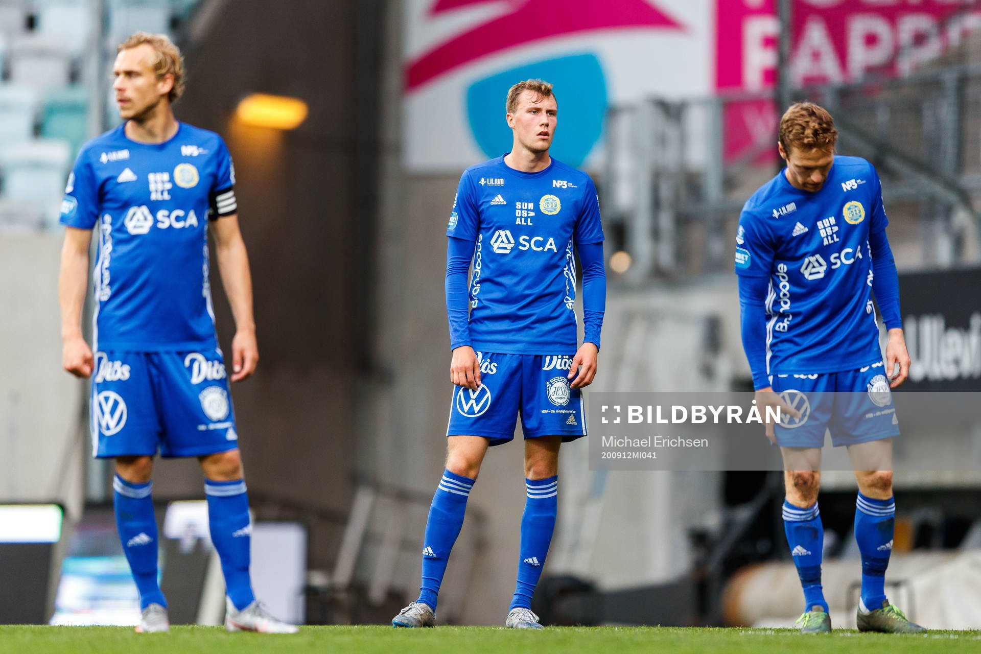Sundsvalls Pontus Engblom, Niklas Dahlström och David