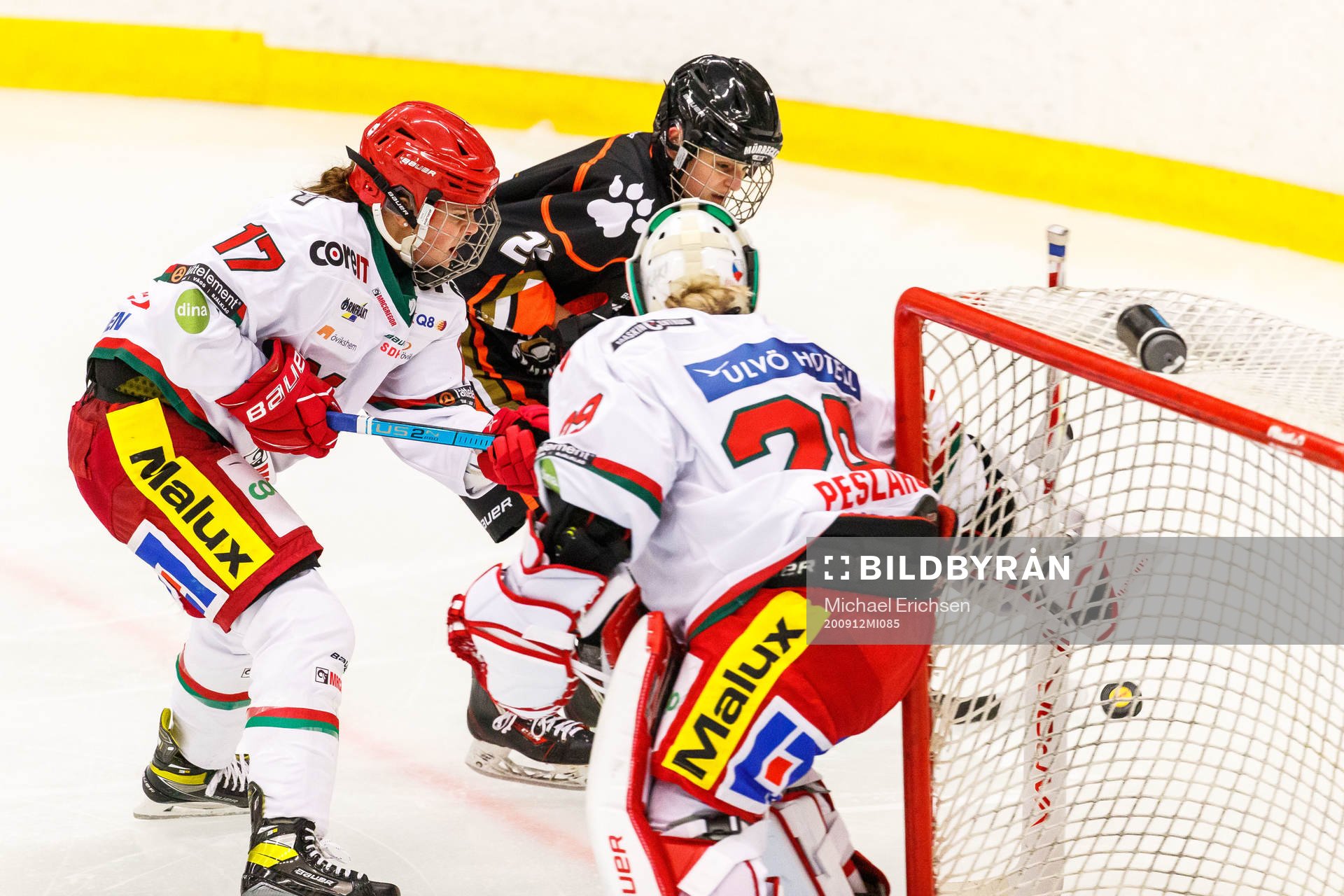 Göteborgs Wiktoria Sikorska och Modos Erica Rieder