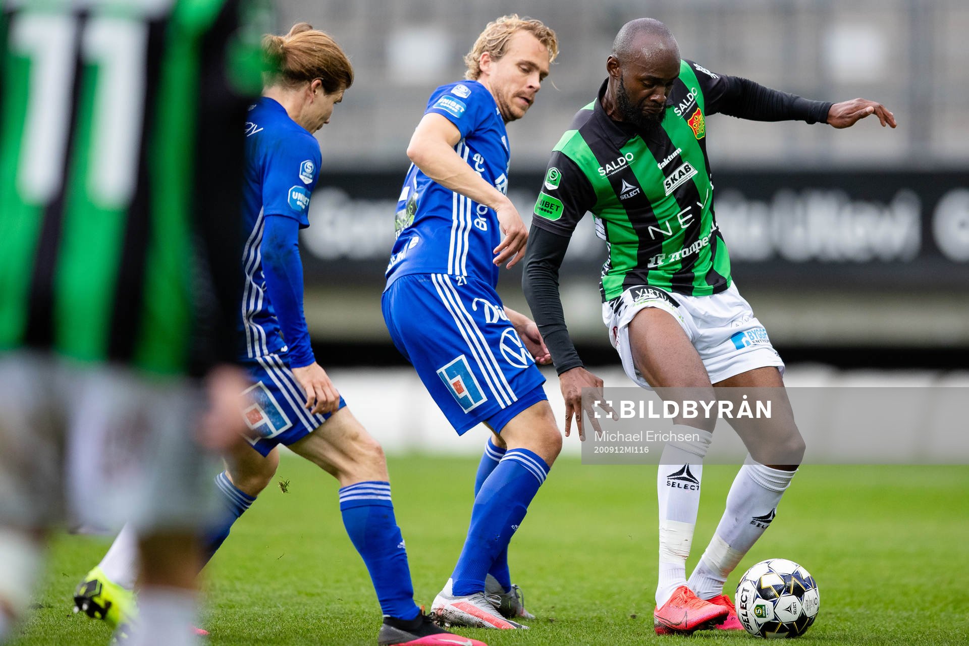 Sundsvalls Pontus Engblom och GAIS Boris Lumbana