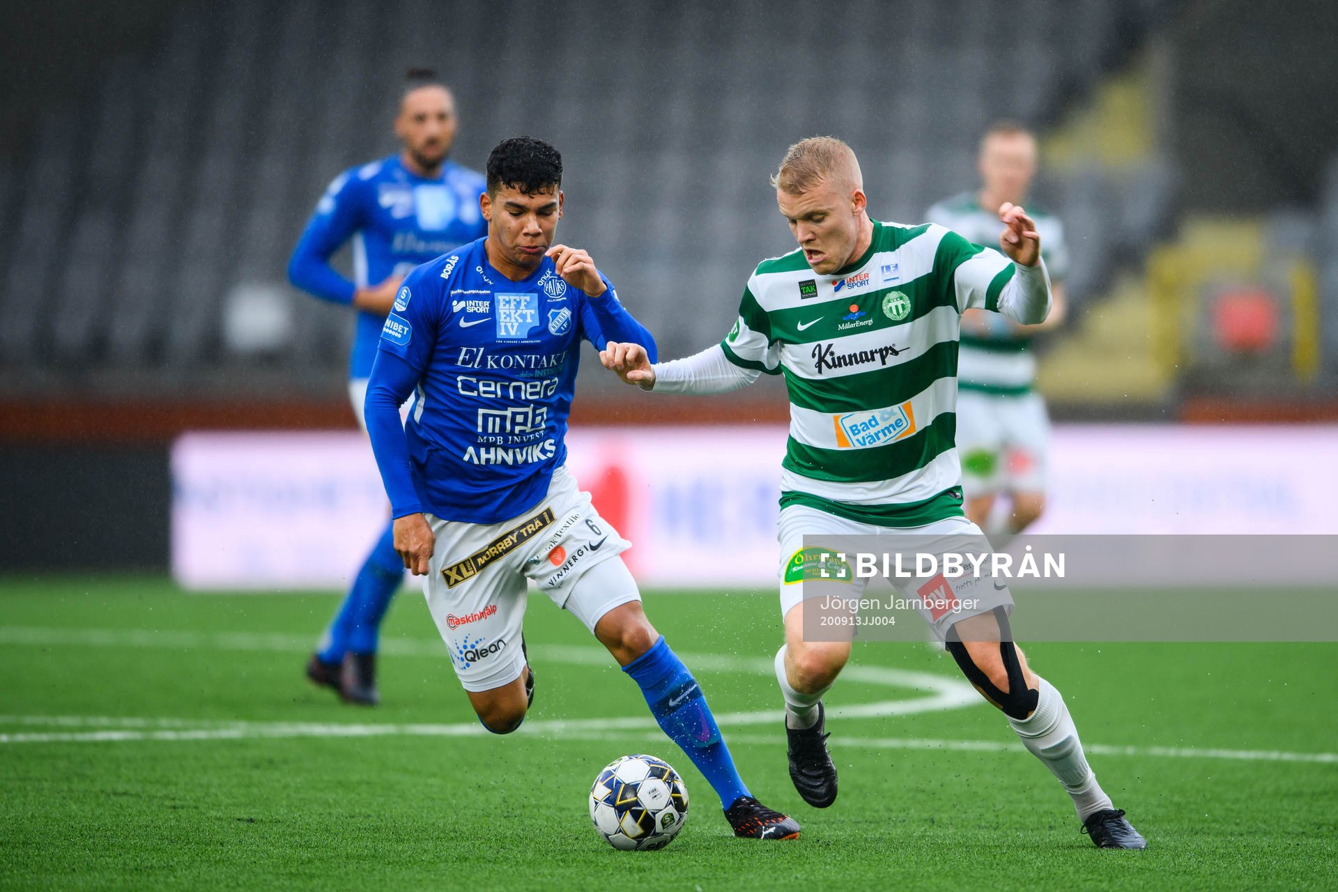 Norrbys Benjamin Arapovic och Västerås Simon Johansson