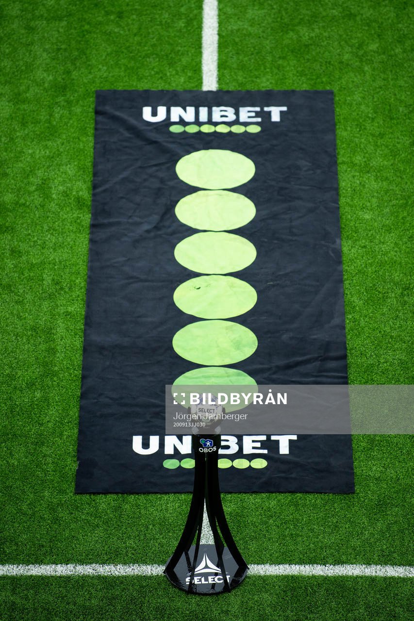 Matchboll och Unibet logga