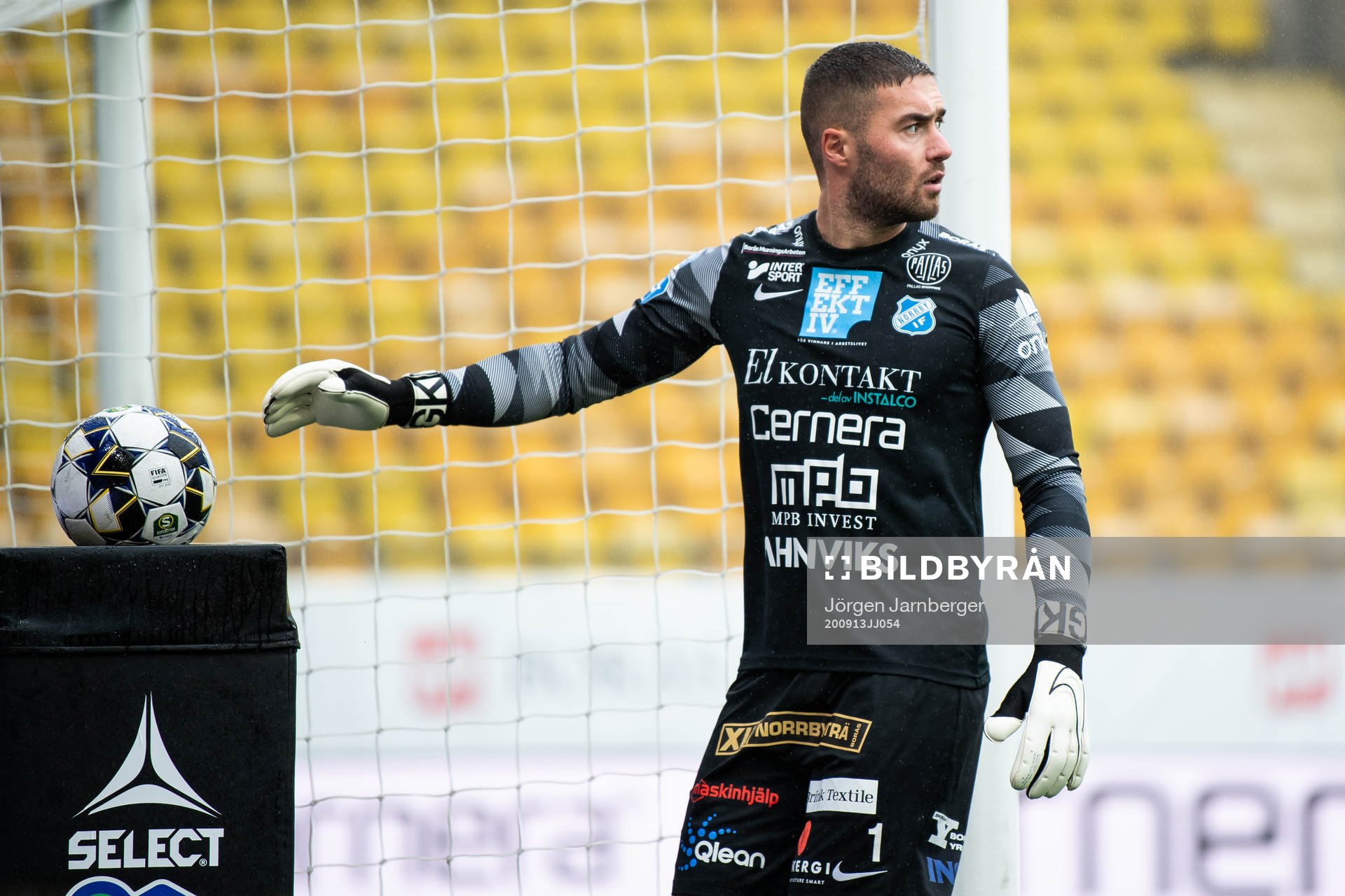 Norrbys målvakt Mergim Krasniqi