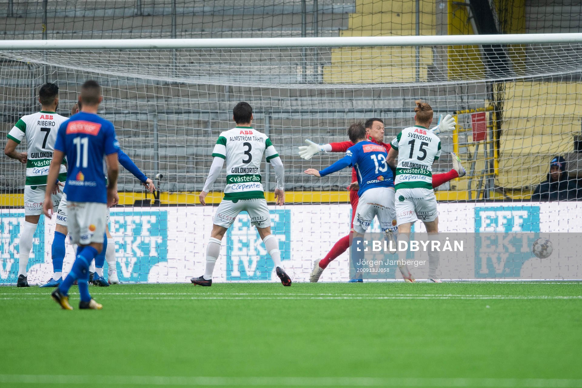 Norrbys Robin Strömberg gör 1-1