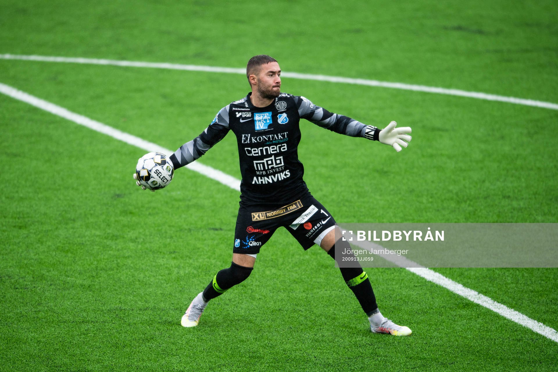 Norrbys målvakt Mergim Krasniqi