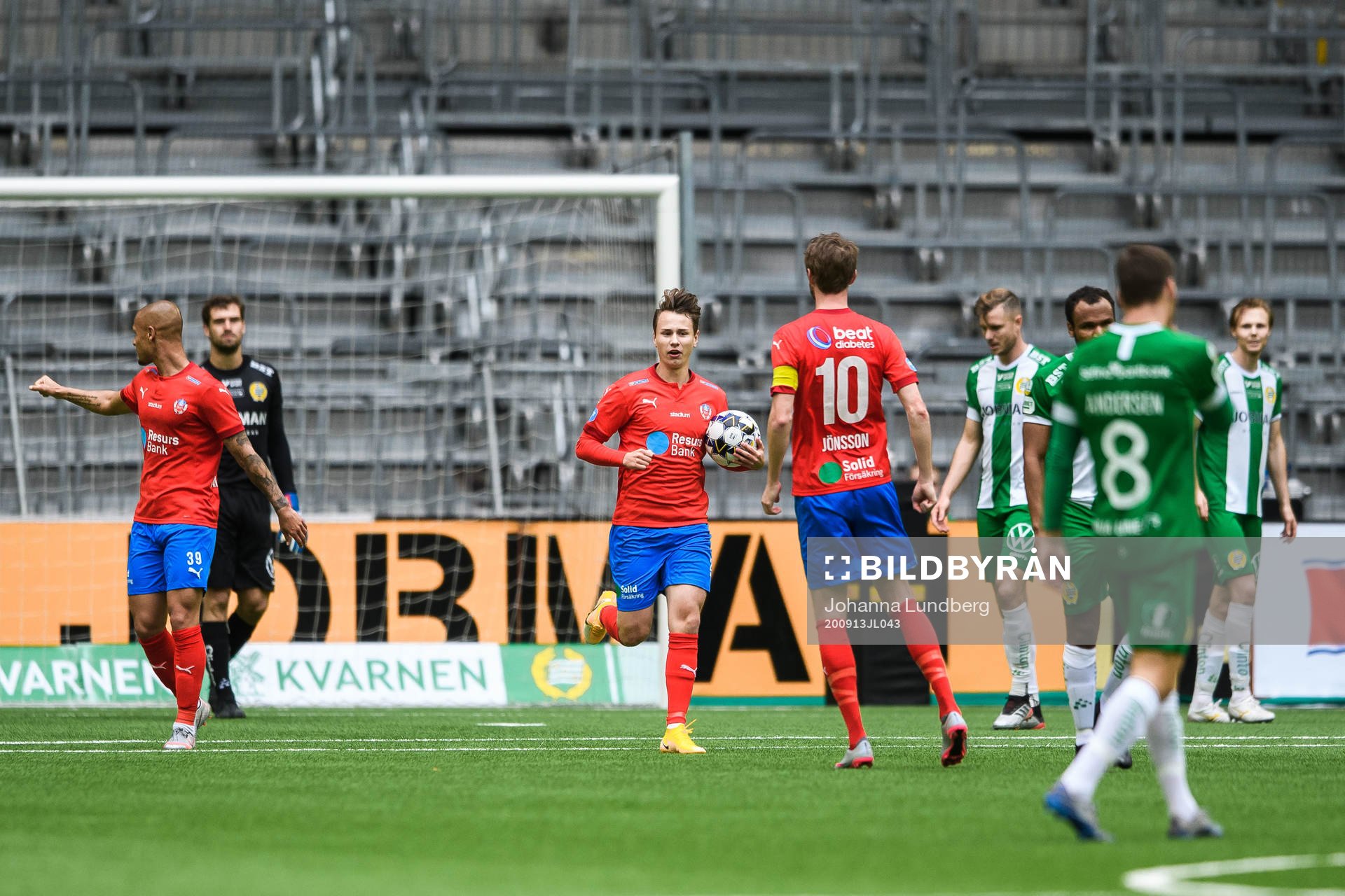 Helsingborgs Alex Timossi jublar