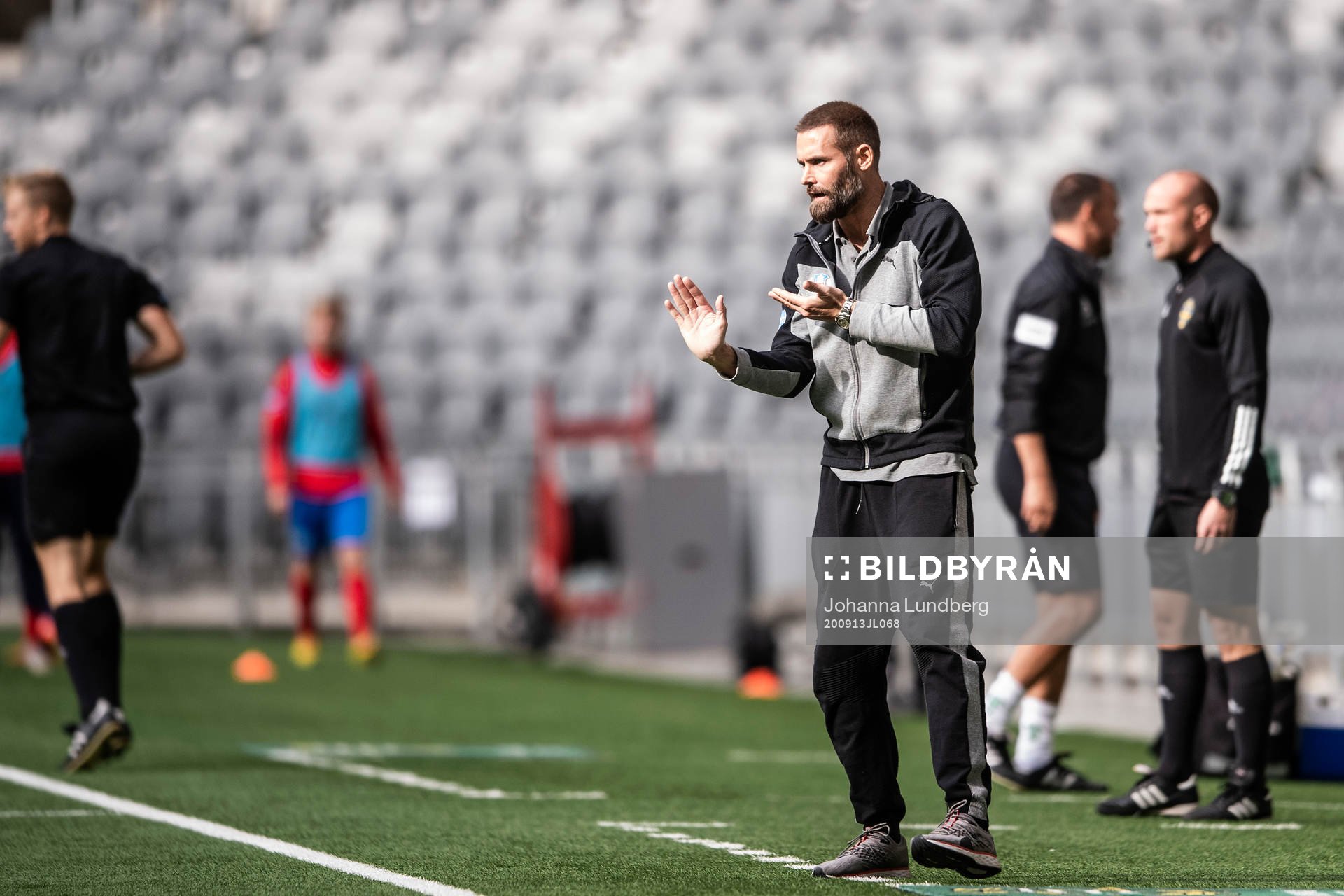 Helsingborgs tränare Olof Mellberg