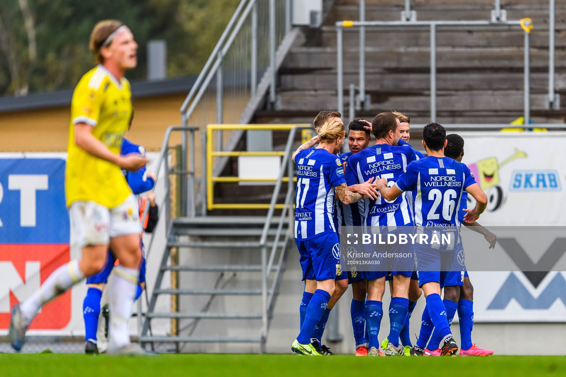 IFK Göteborgs spelare jublar