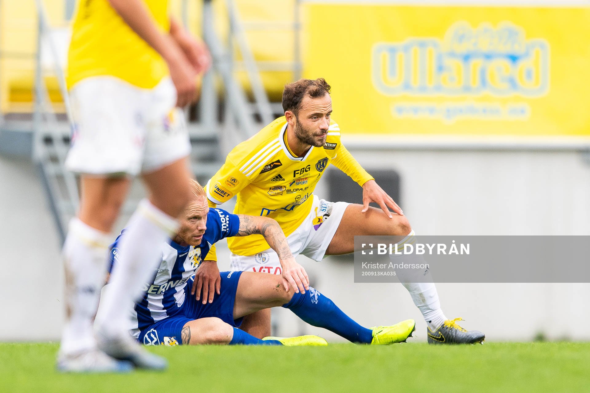 IFK Göteborgs Alexander Farnerud och Falkenbergs Grégoire